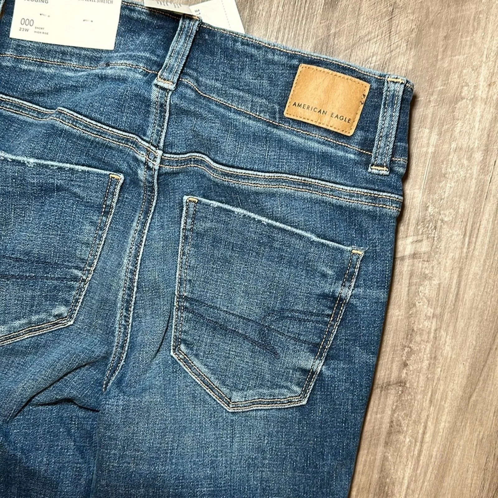 American Eagle Outfitters Jeans American Eagle Outfitters American Eagle Next Level Cargo Hi-Rise Jegging - 000S Blue