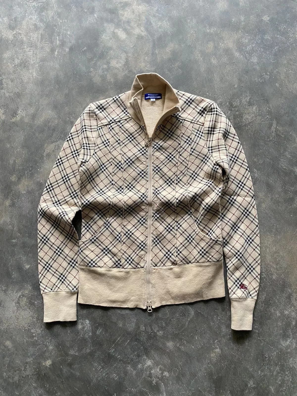 Burberry Bombers Burberry × Burberry Prorsum × Vintage Rare Burberry Nova Check Beige
