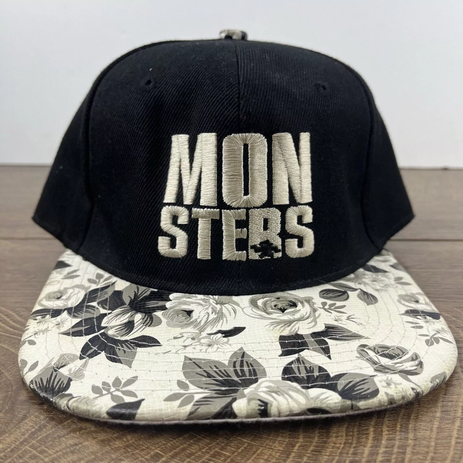 Other Hats Other Monsters Hat Monsters Snapback Hat Black Hat Adjustable Blac
