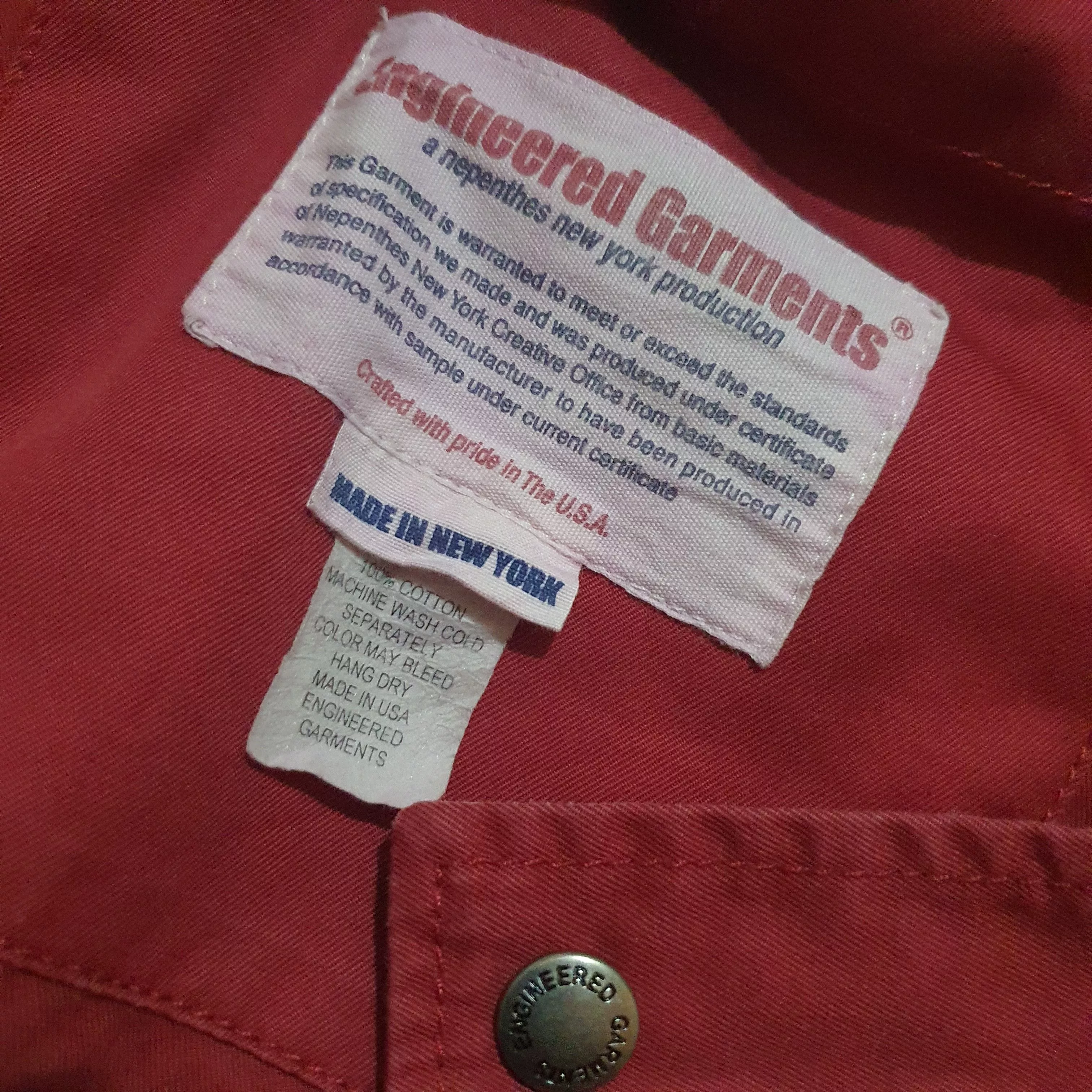 Engineered Garments Parkas Engineered garments