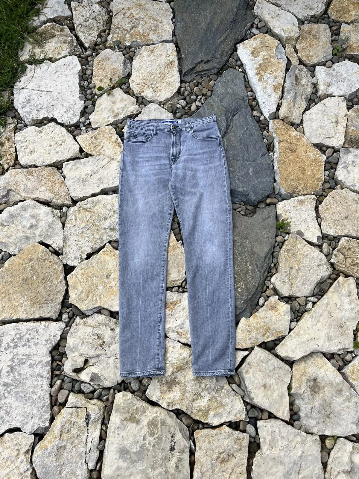 Jacob Cohen Denim Jacob Cohen Jacob Cohën light grey handmade jeans denim pants trousers Gray Vintage