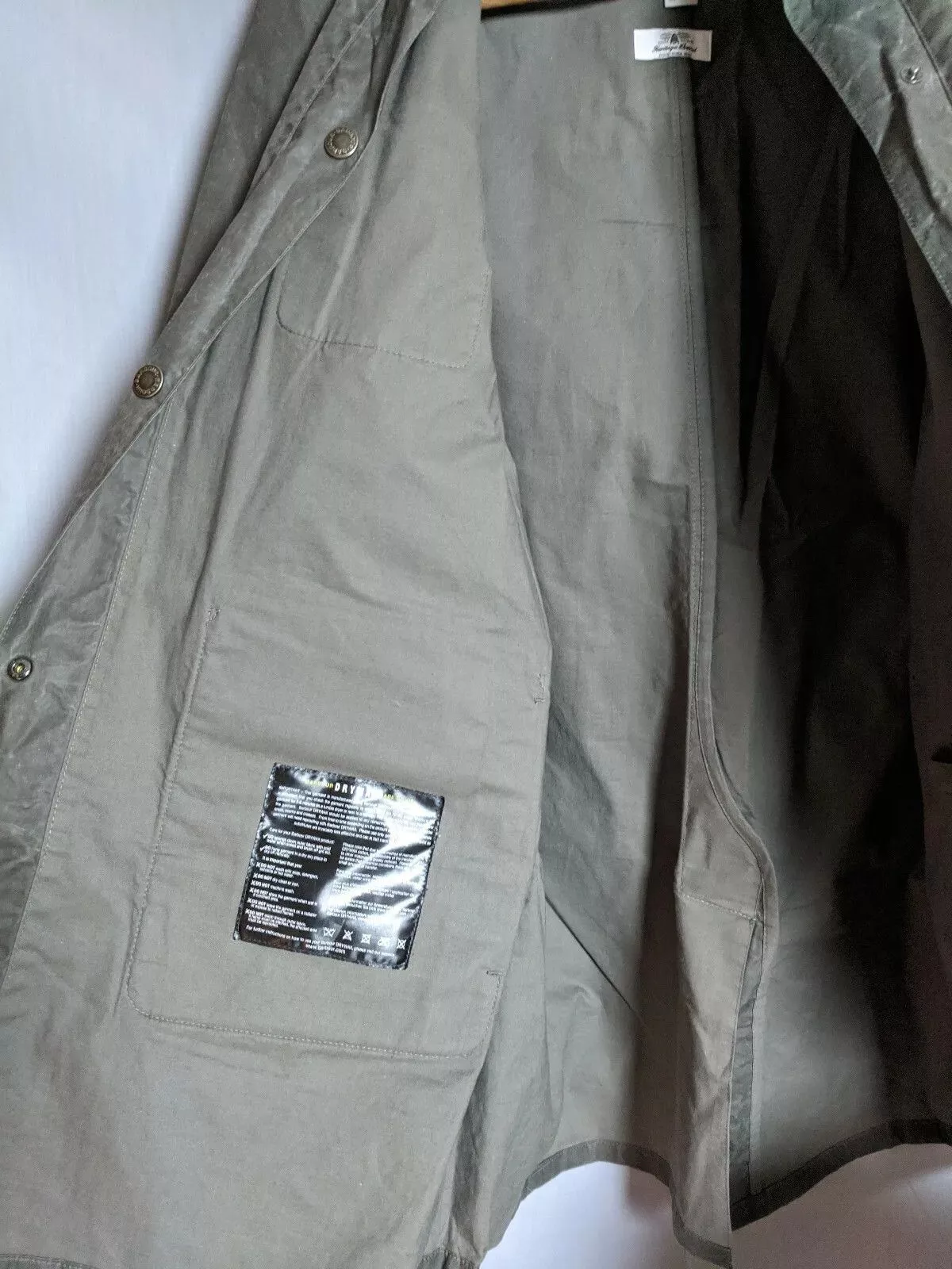 Barbour Rain Jackets Barbour Summer Solway Wax Jacket Size US8 Green