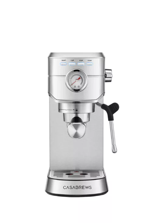 Silver Semi Auto Espresso Machine