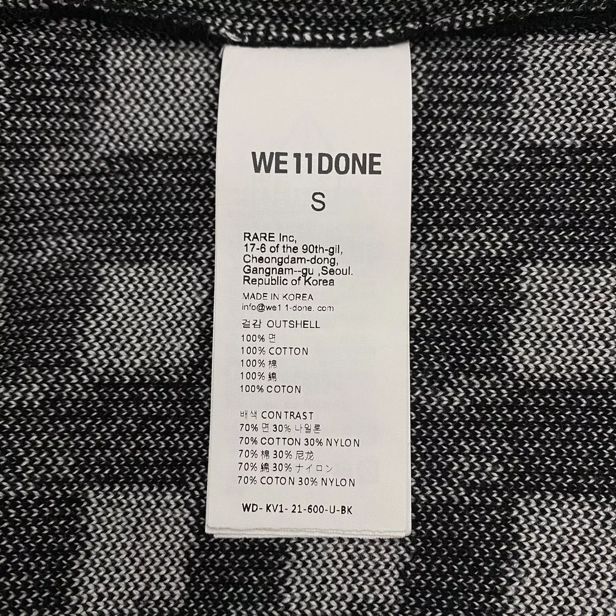 WE11DONE Vests We11done Black & White Gingham Check Vest