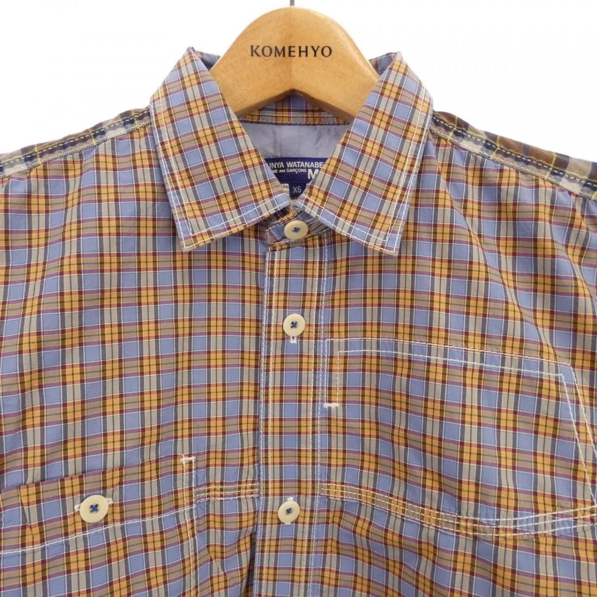 Junya Watanabe Shirts Button Ups Junya Watanabe Shirt Checkered Switch Long Sleeve Multicolor