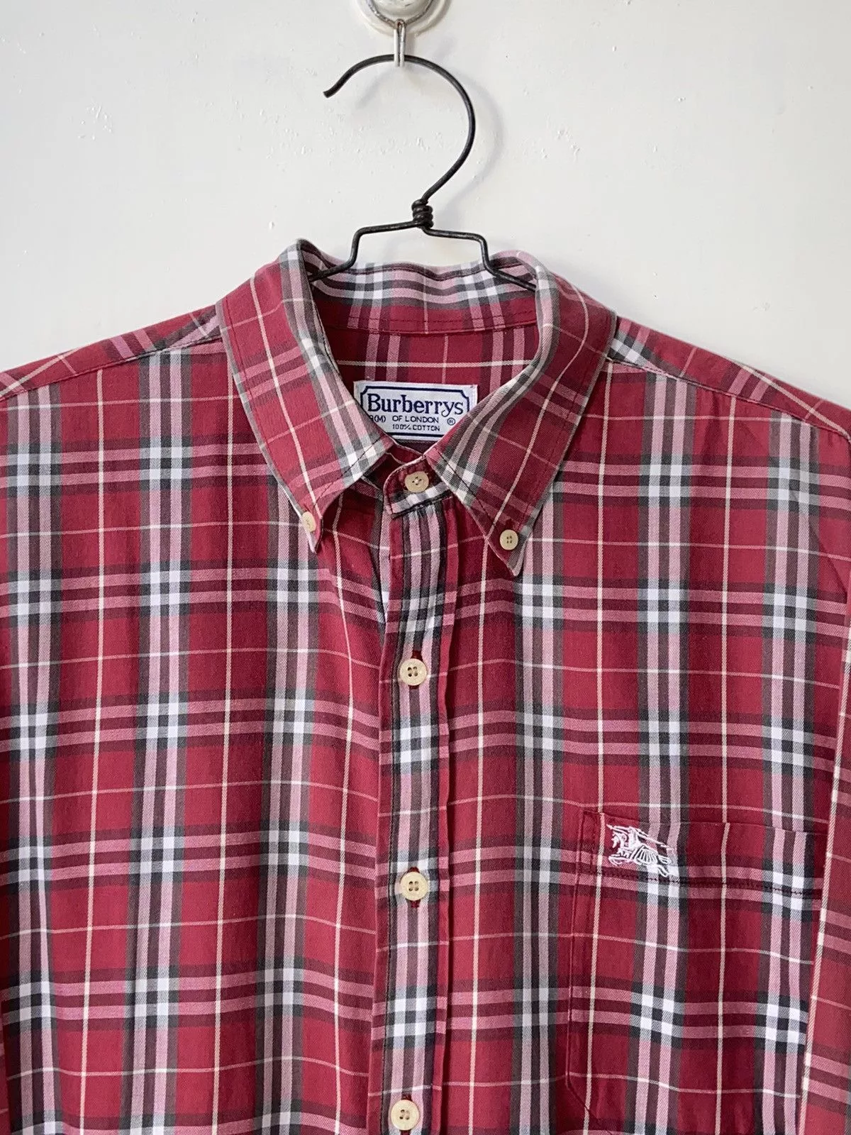Burberry Shirts Button Ups BURBERRY Red Striped Shirt