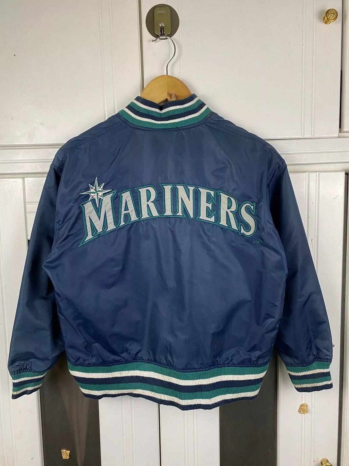 MLB Bombers MLB × Vintage Vintage MLB Bomber Jacket Mariners Blue