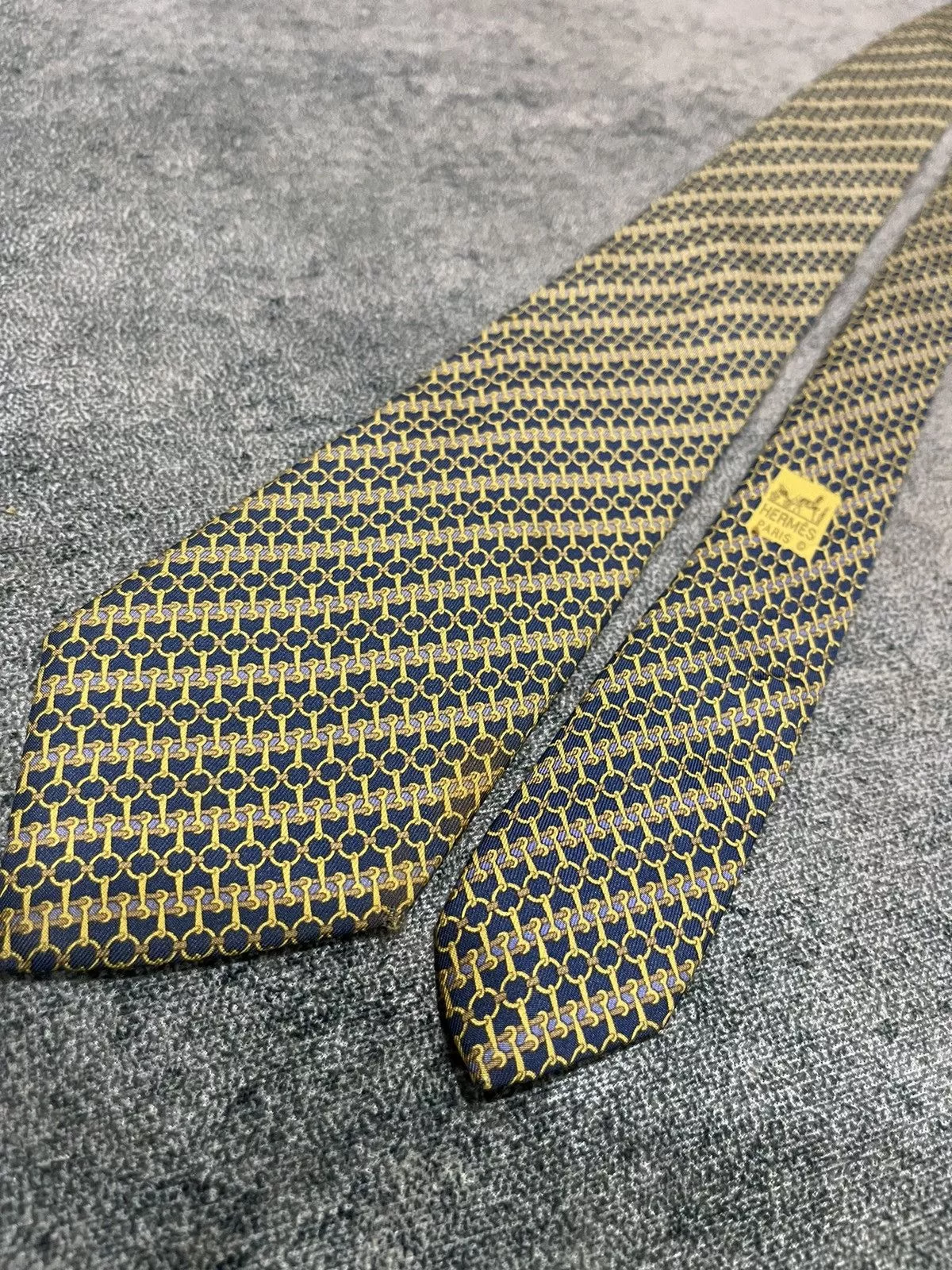 Hermes Ties Pocketsquares Hermes Silk Tie 7200 UA Multi