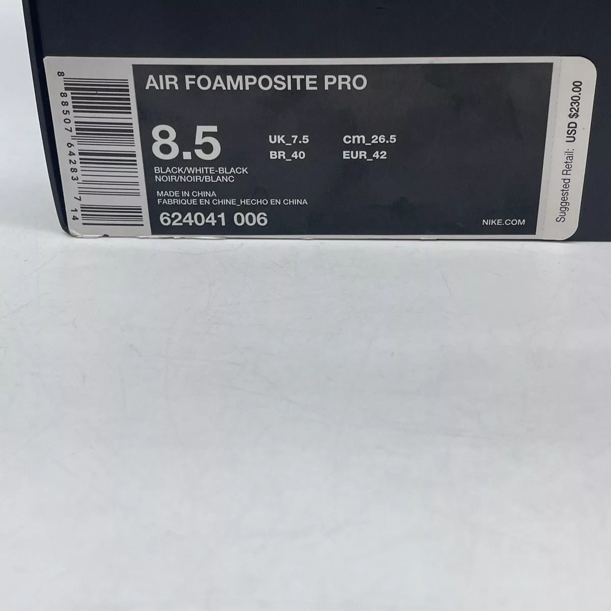 Nike Hi Top Sneakers Nike Air foamposite dr doom Black