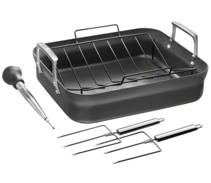 --Hard Anodized Roaster Pan