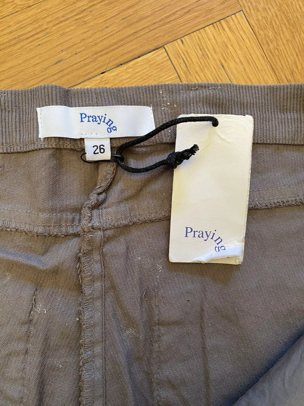 Praying Pants PRAYING brown ribbed pants