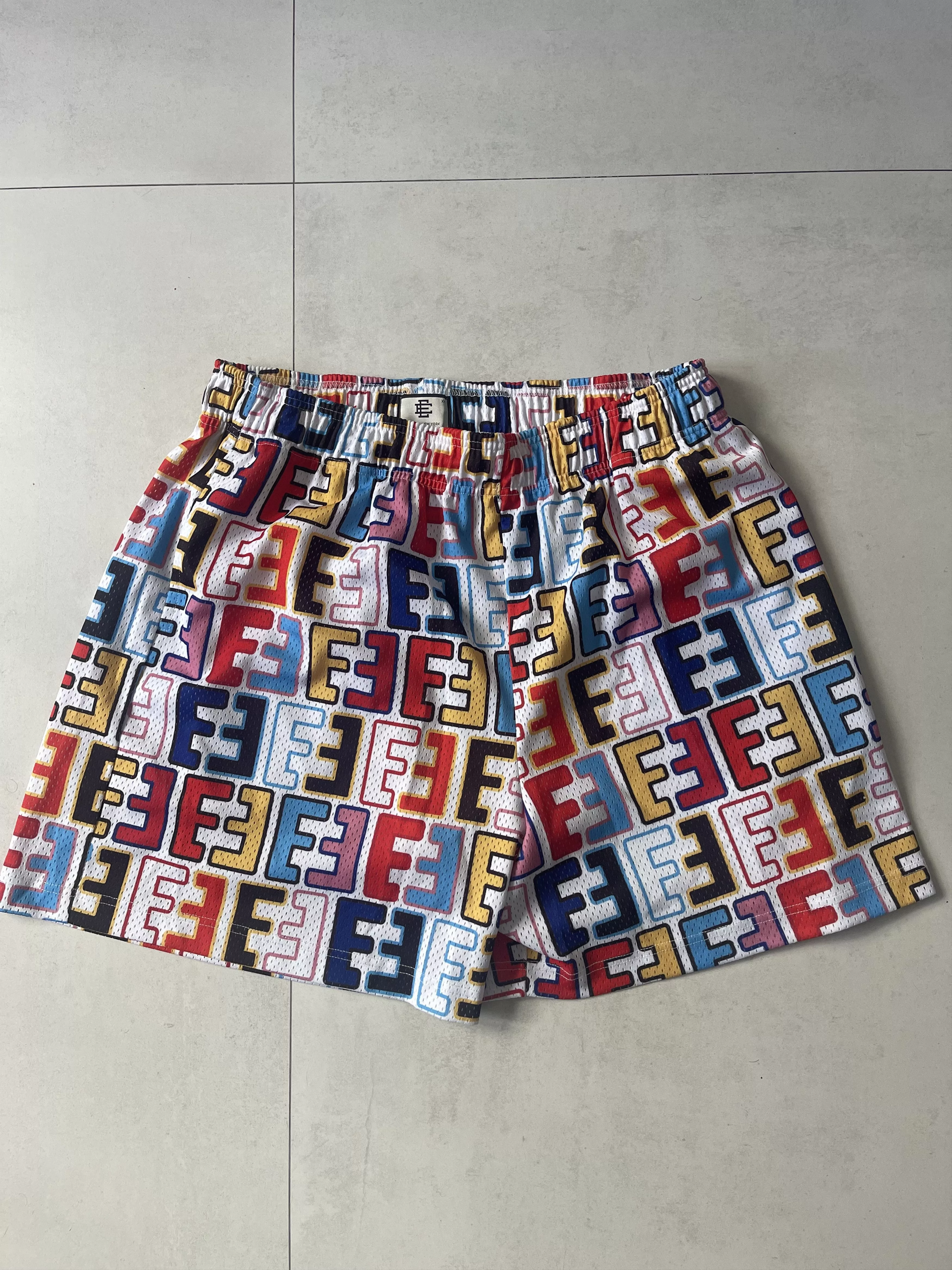 Eric Emanuel Shorts Eric Emanuel Fendi design XXL Multi