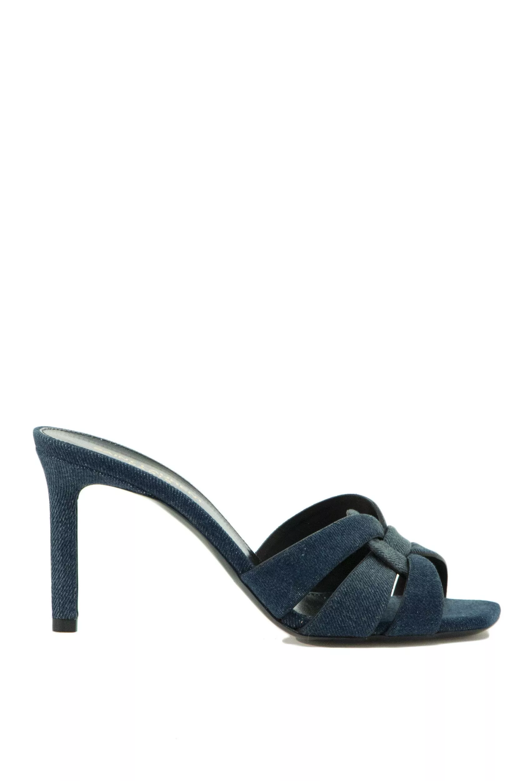 Saint Laurent Paris Slip Ons Saint Laurent Paris o1s1wg110424 Tribute Mules in Denim Sandals in Blue