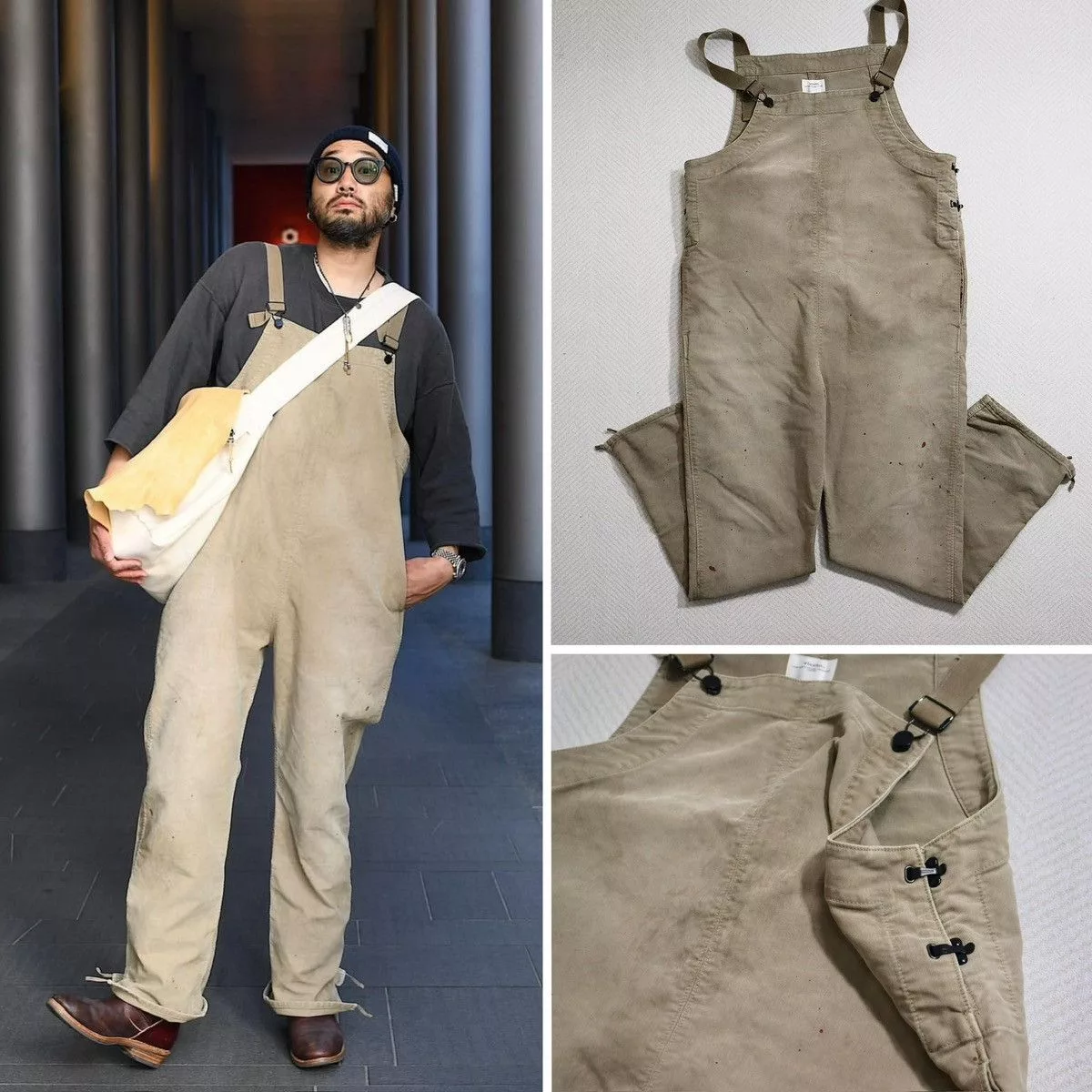 Visvim Casual Pants Visvim 22ss Overalls G.Cords Beige