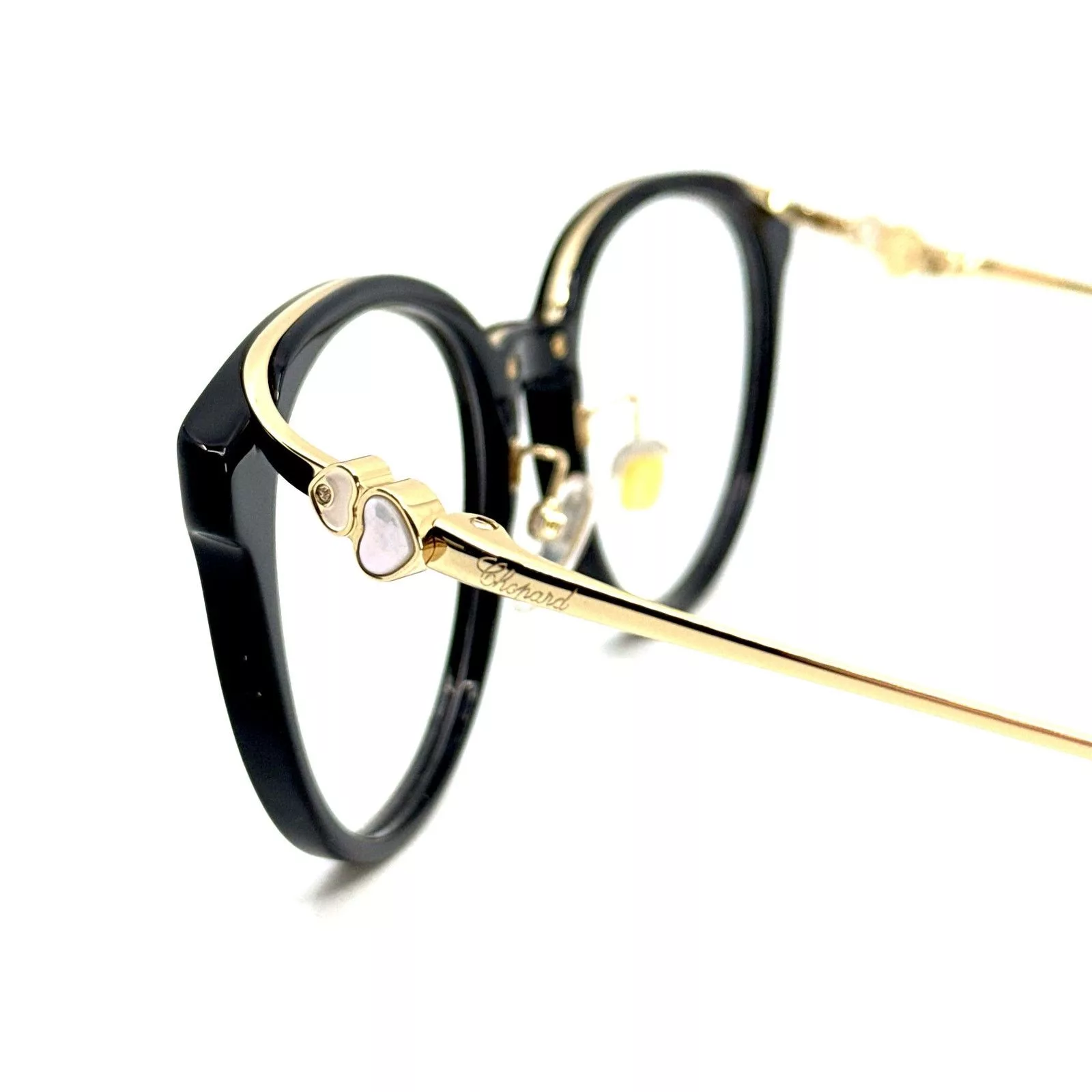 Chopard Sunglasses New, CHOPARD Eyeglasses VCH331S 0700 Authentic Black