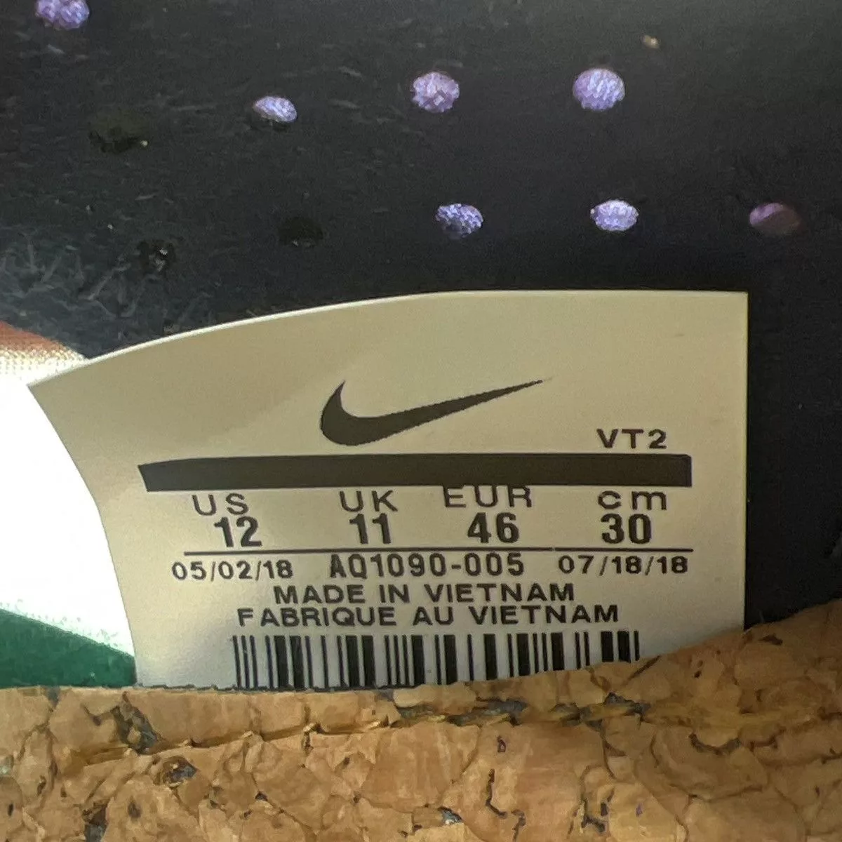 Nike Low Top Sneakers Nike React element 87 Neptune green Blue