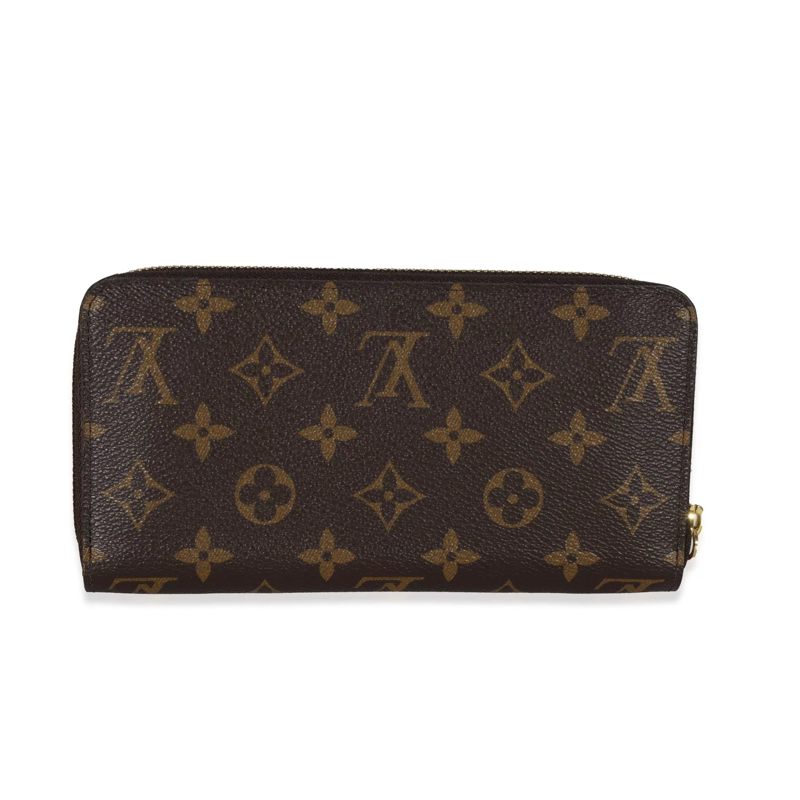 Louis Vuitton Rings Louis Vuitton Monogram Canvas & Grenade V Zippy Wallet Brown