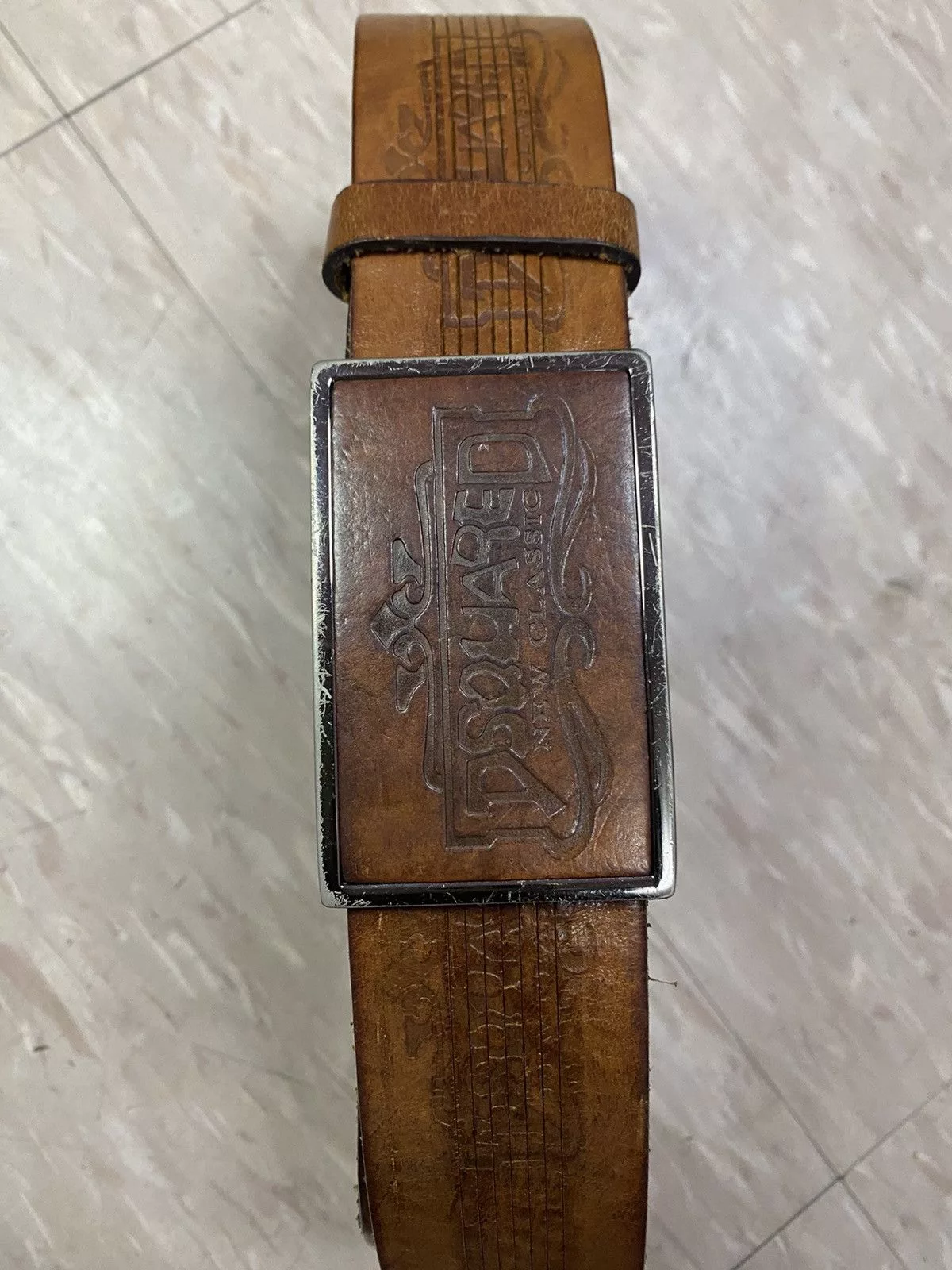Dsquared2 Belts Dsquared2 × Vintage Dsquared new classic leather belt Brown