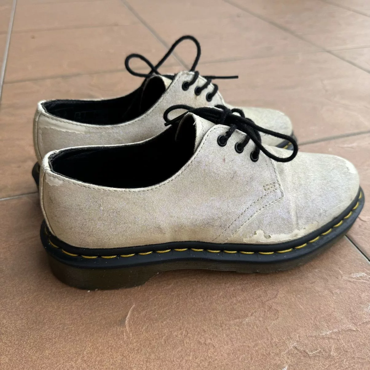 Dr. Martens Boots Dr. Martens Dr.Martens Glitter 1461 Silver