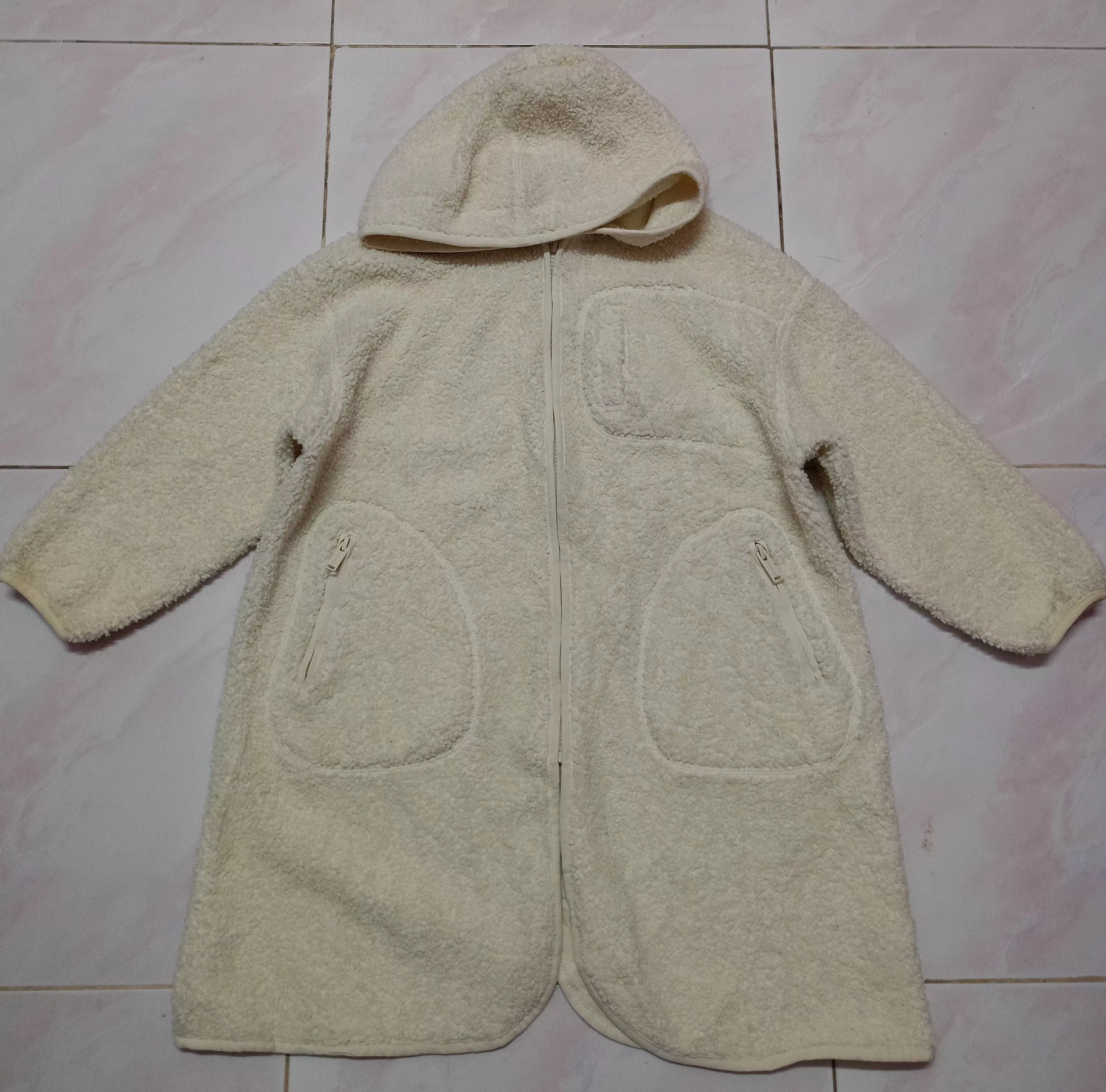 GU Light Jackets GU × Japanese Brand × Undercover Fleece gu X undercover X streetwear White