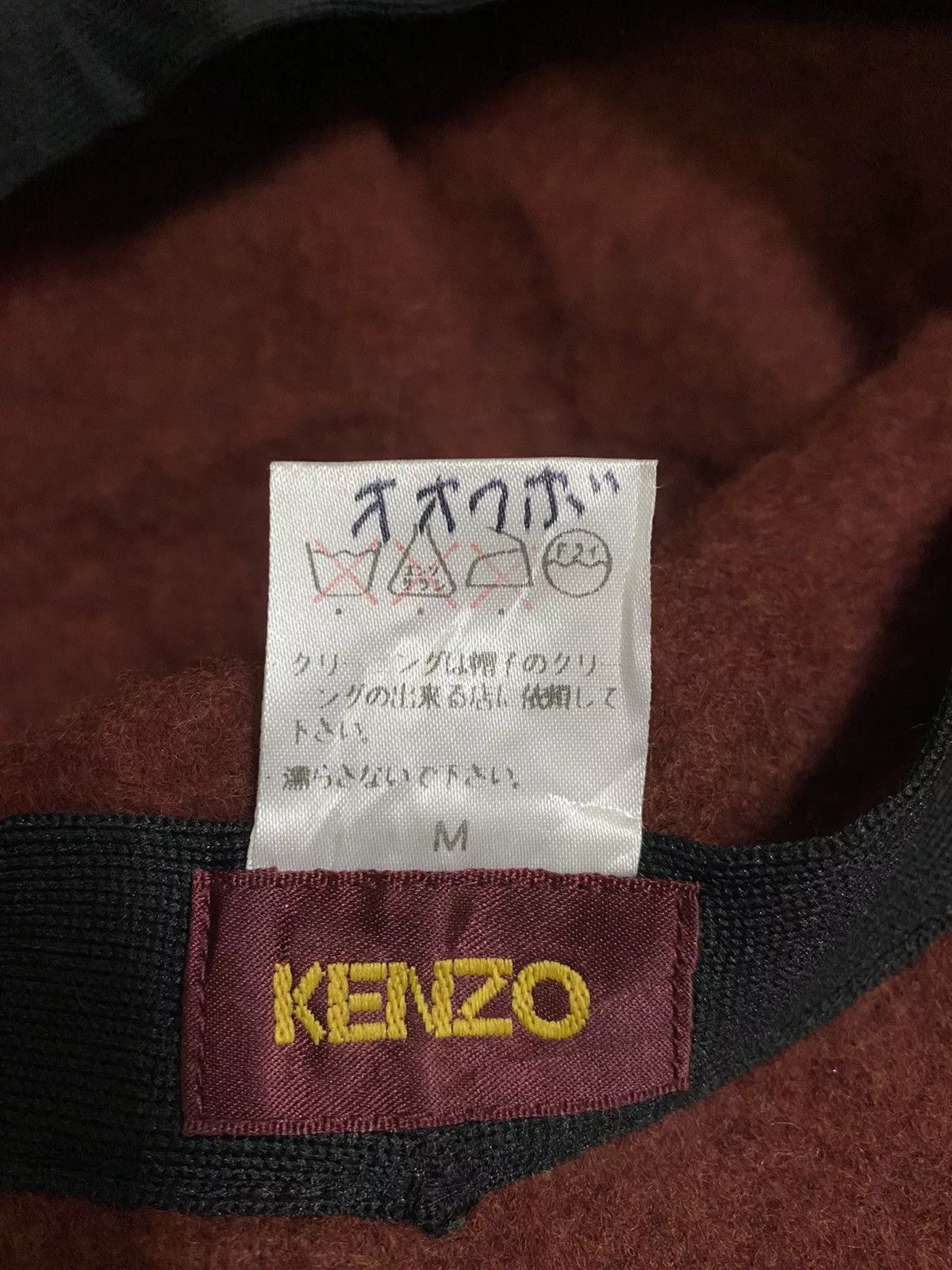 Designer Hats Designer × Kenzo KENZO BUCKLE HAT Red