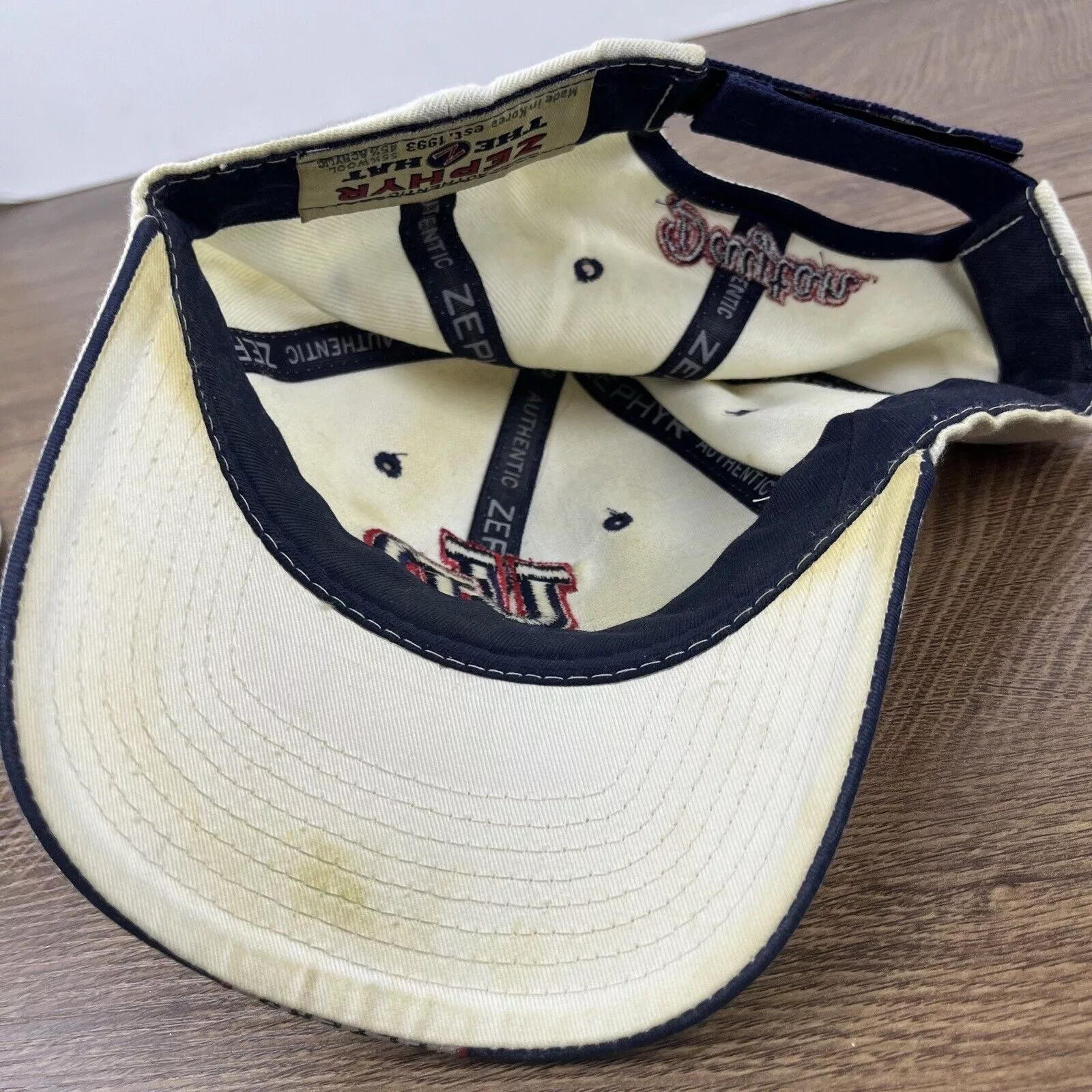 Other Hats Other Dayton Flyers Hat White Cap UD Flyers Hat Adjustable Hat Whi