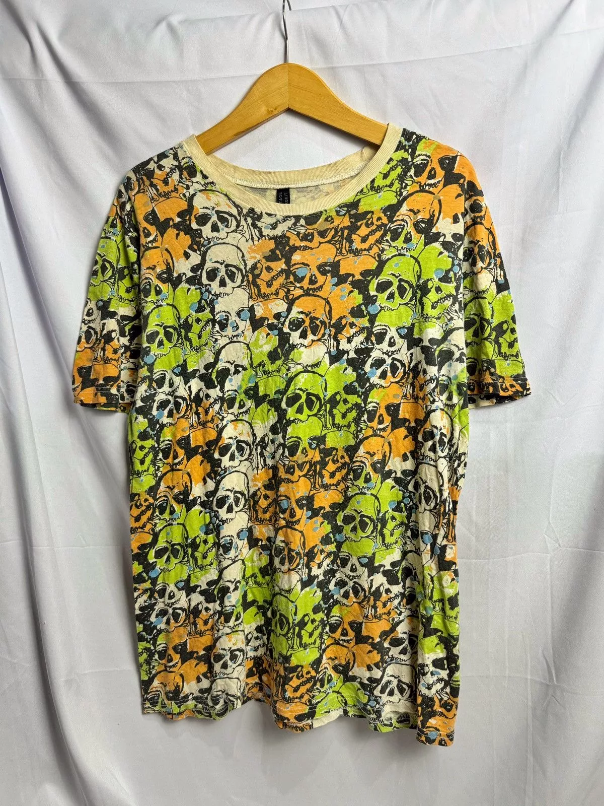 14th Addiction Short Sleeve T Shirts 14th Addiction × If Six Was Nine × Japanese Brand Japanese Skulls Full Art Tees Multi