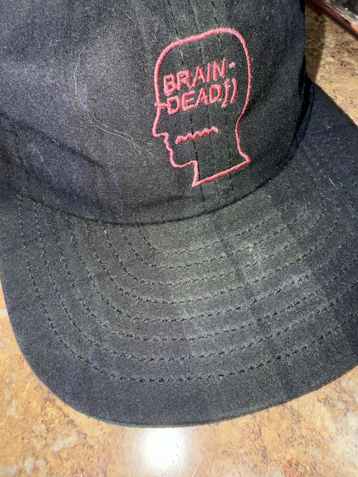 Brain Dead Hats Plaid Brain Dead hat Blue