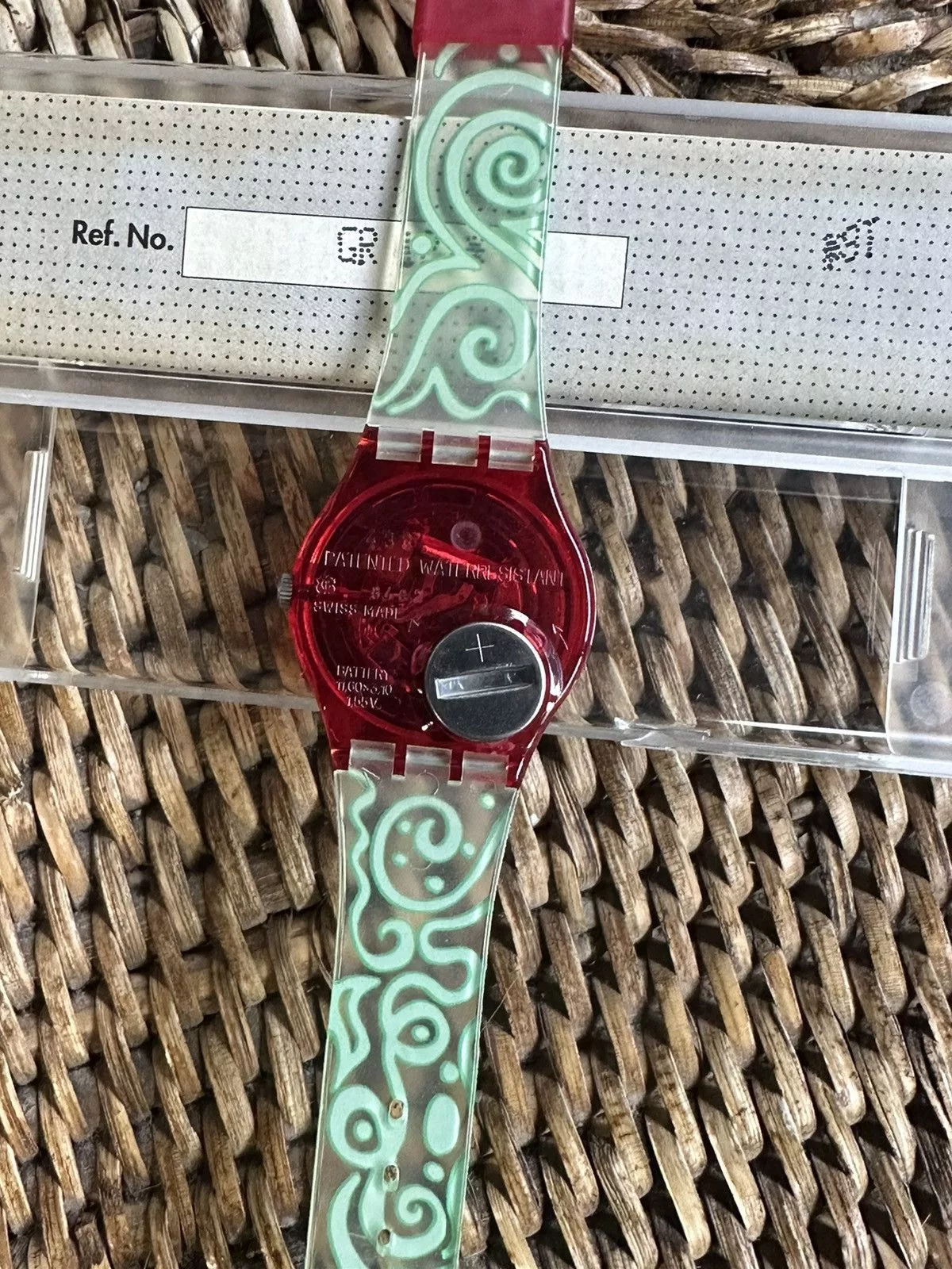 Swatch Jewelry Watches Kenny Scharf Swatch 1994 Red