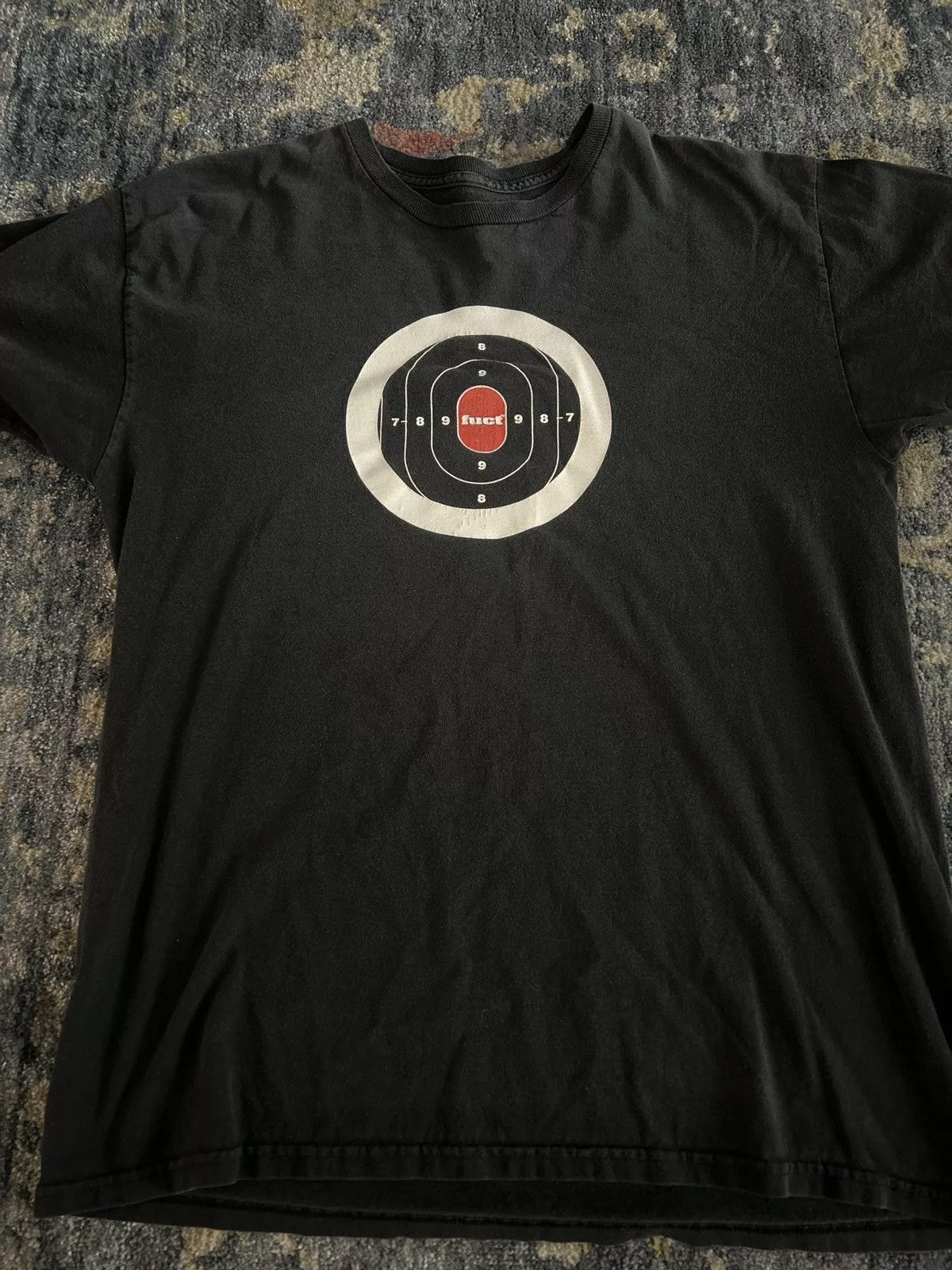 FUCT Short Sleeve T Shirts Fuct bullseye Black