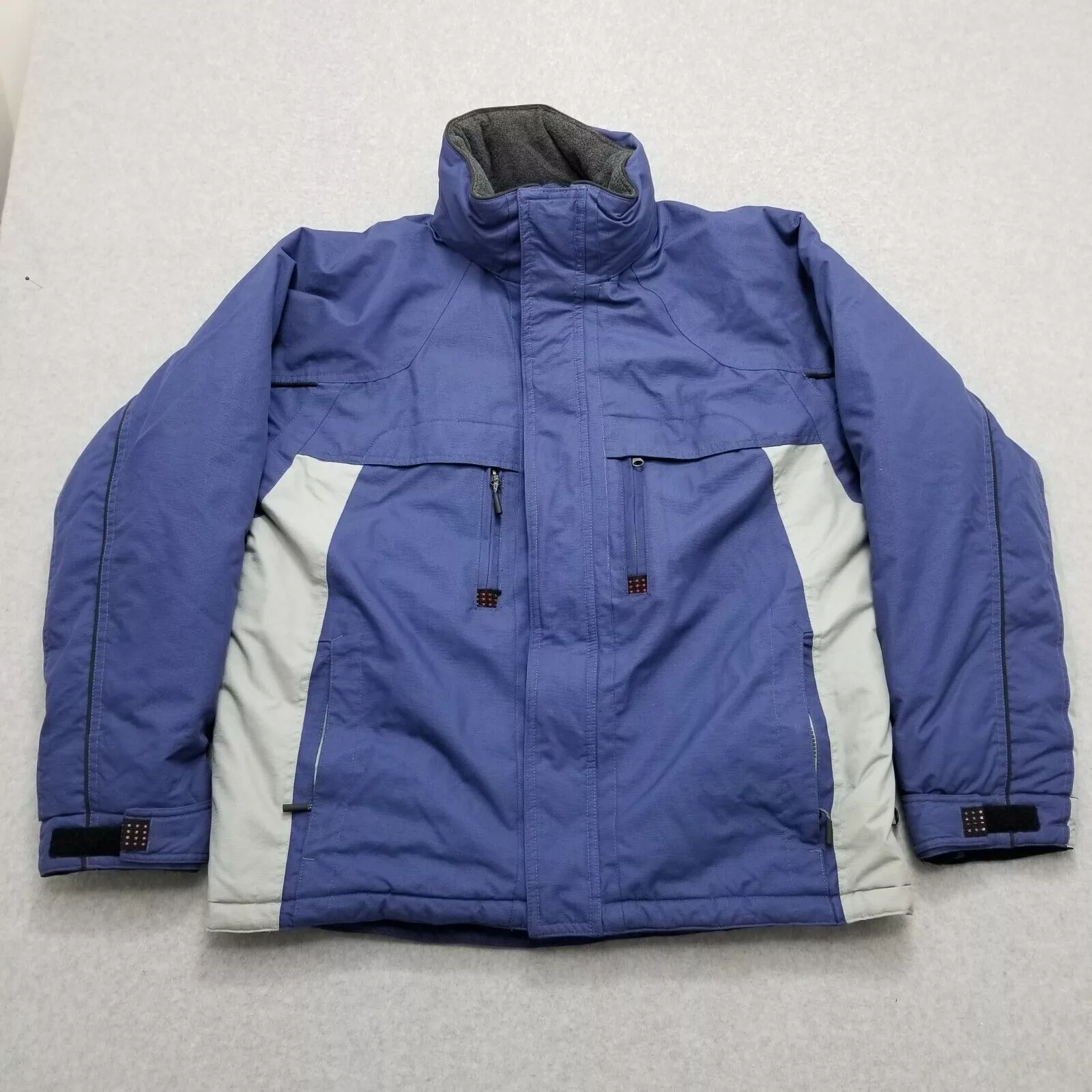 Other Light Jackets Other Extreme Ski Jacket Mens Large Full Zip Pockets Hidden Hoodie Blue