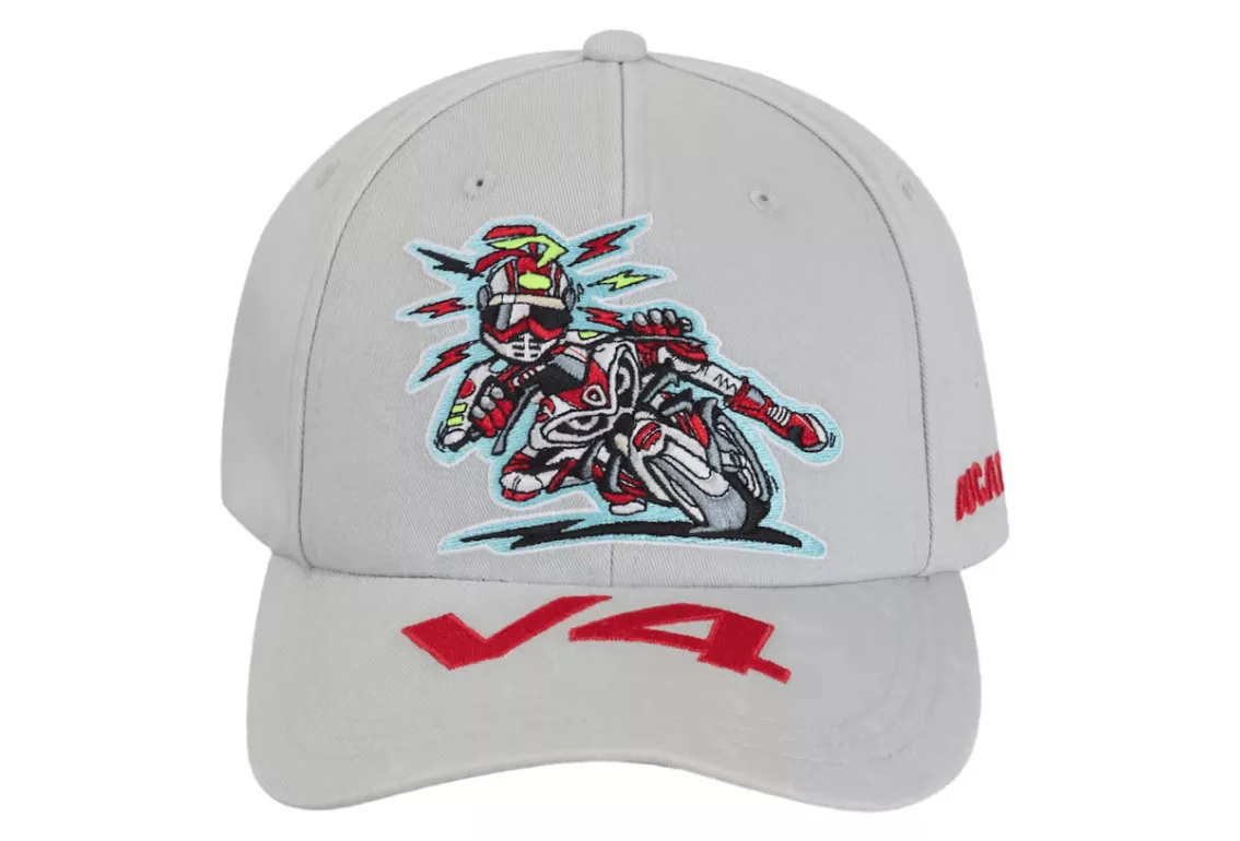 Supreme Hats Supreme Ducati 6-Panel Hat Grey Size Adjustable Gray