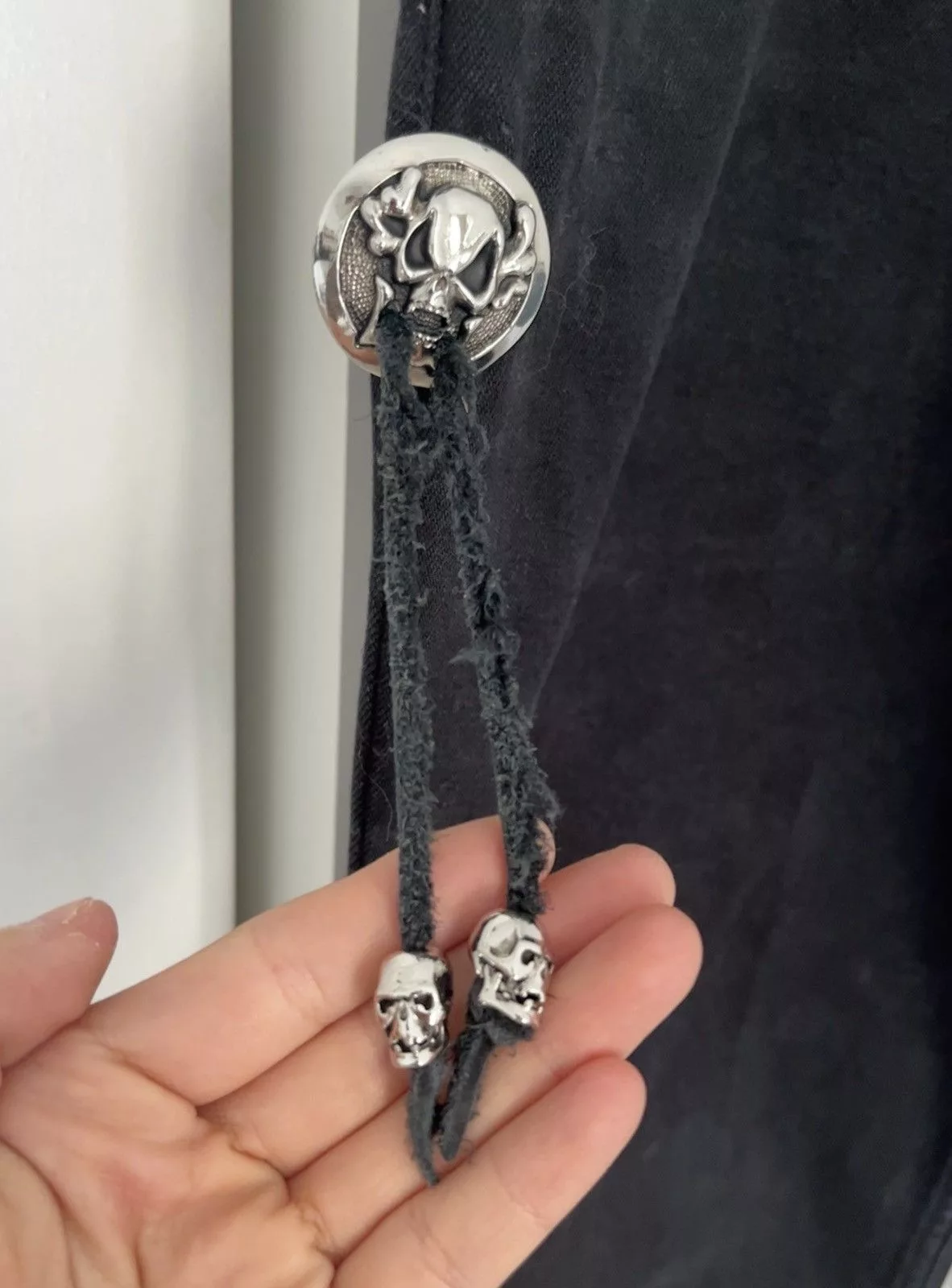 Undercover Denim Undercover skulls button archive denim jeans Black
