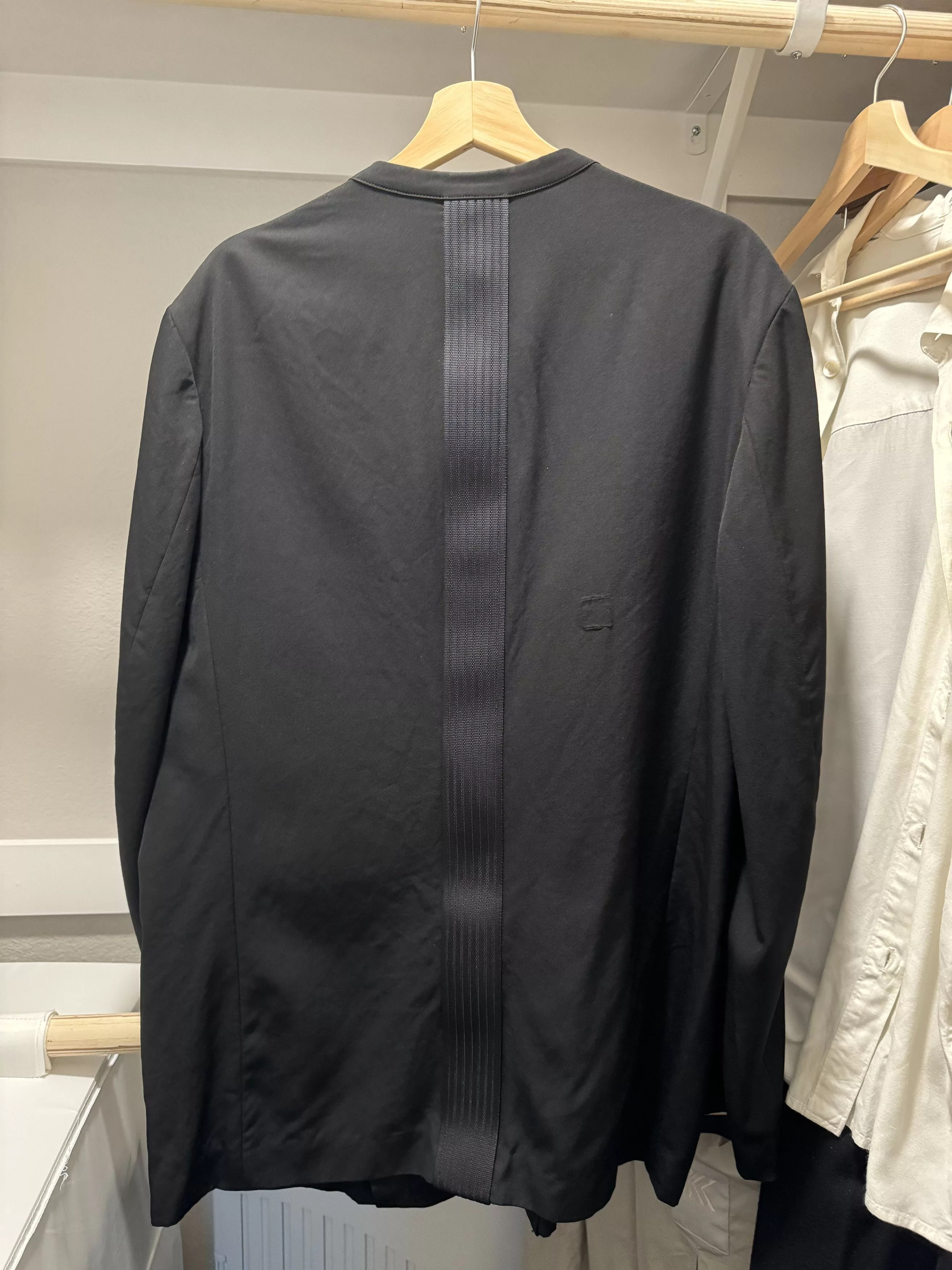 Yohji Yamamoto Light Jackets Yohji Yamamoto ss00 seatbelt jacket Black