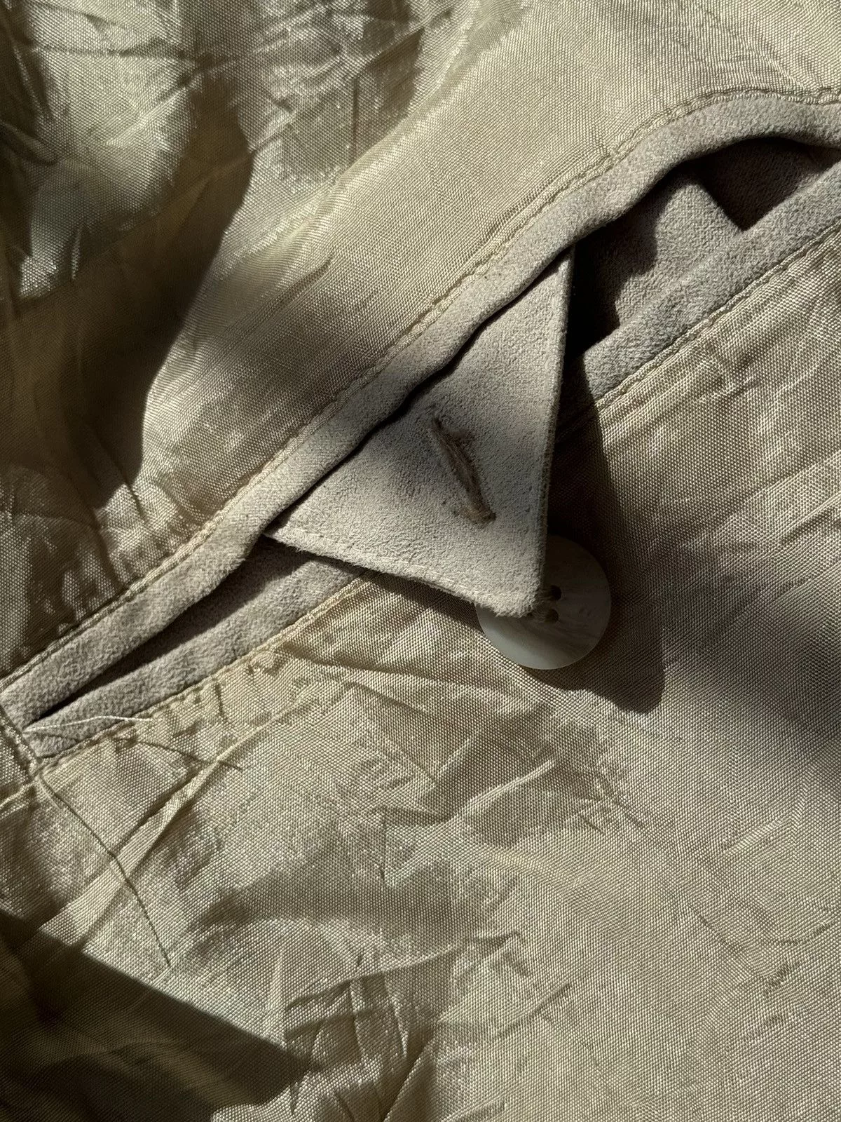 Vintage Jackets Vintage Suede beige coat for layering