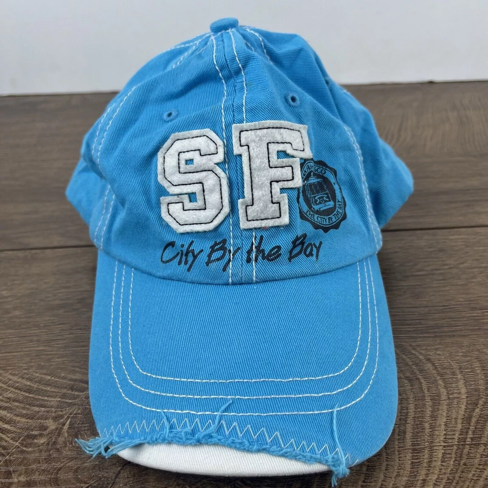 Other Hats Other San Francisco Hat City by the Bay Hat Blue Cap Adjustable Bl