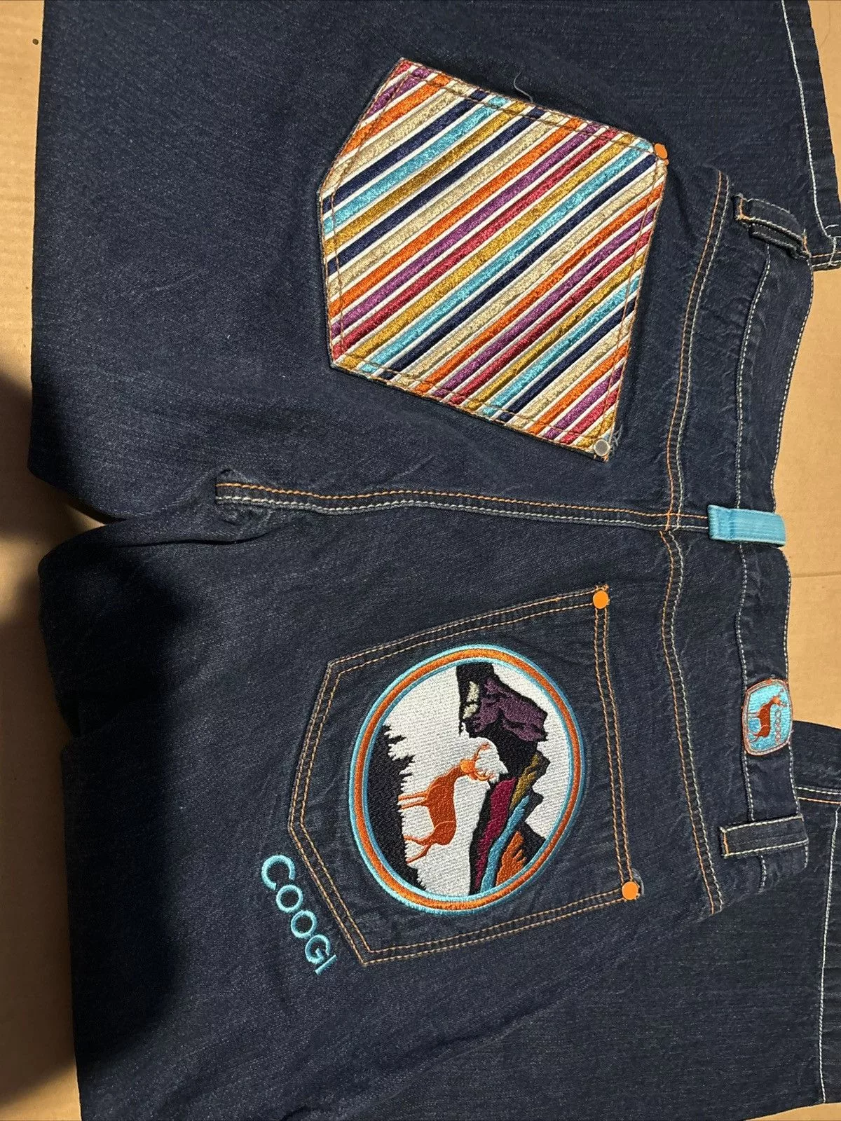 Coogi × Vintage Y2K Coogi Denim Jeans Blue
