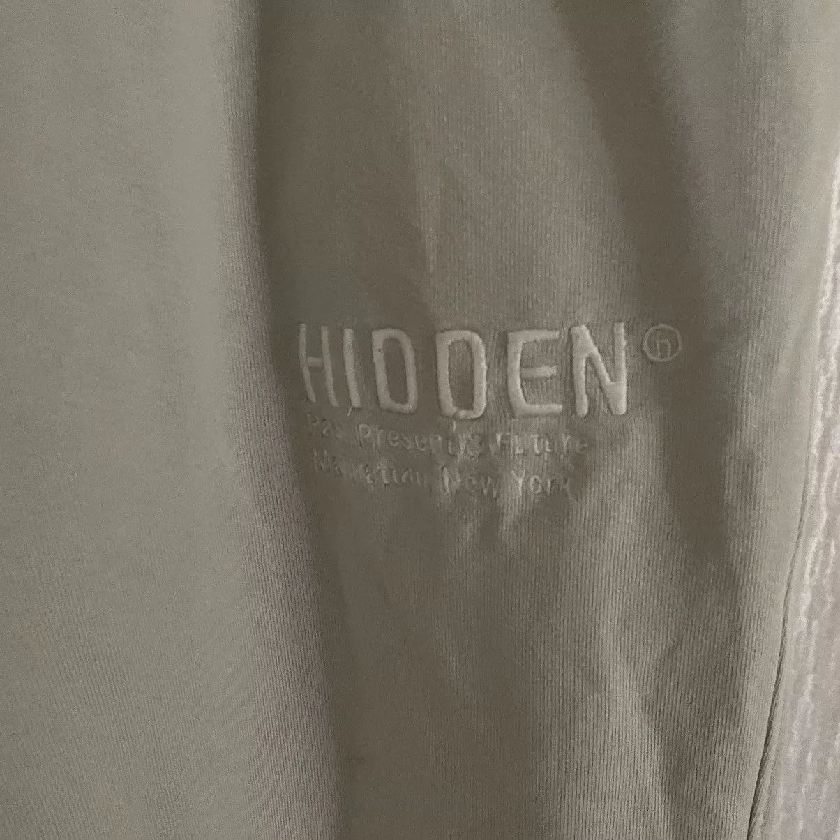 HIDDEN Sweatpants Joggers Hidden NY Logo Sweatpants White