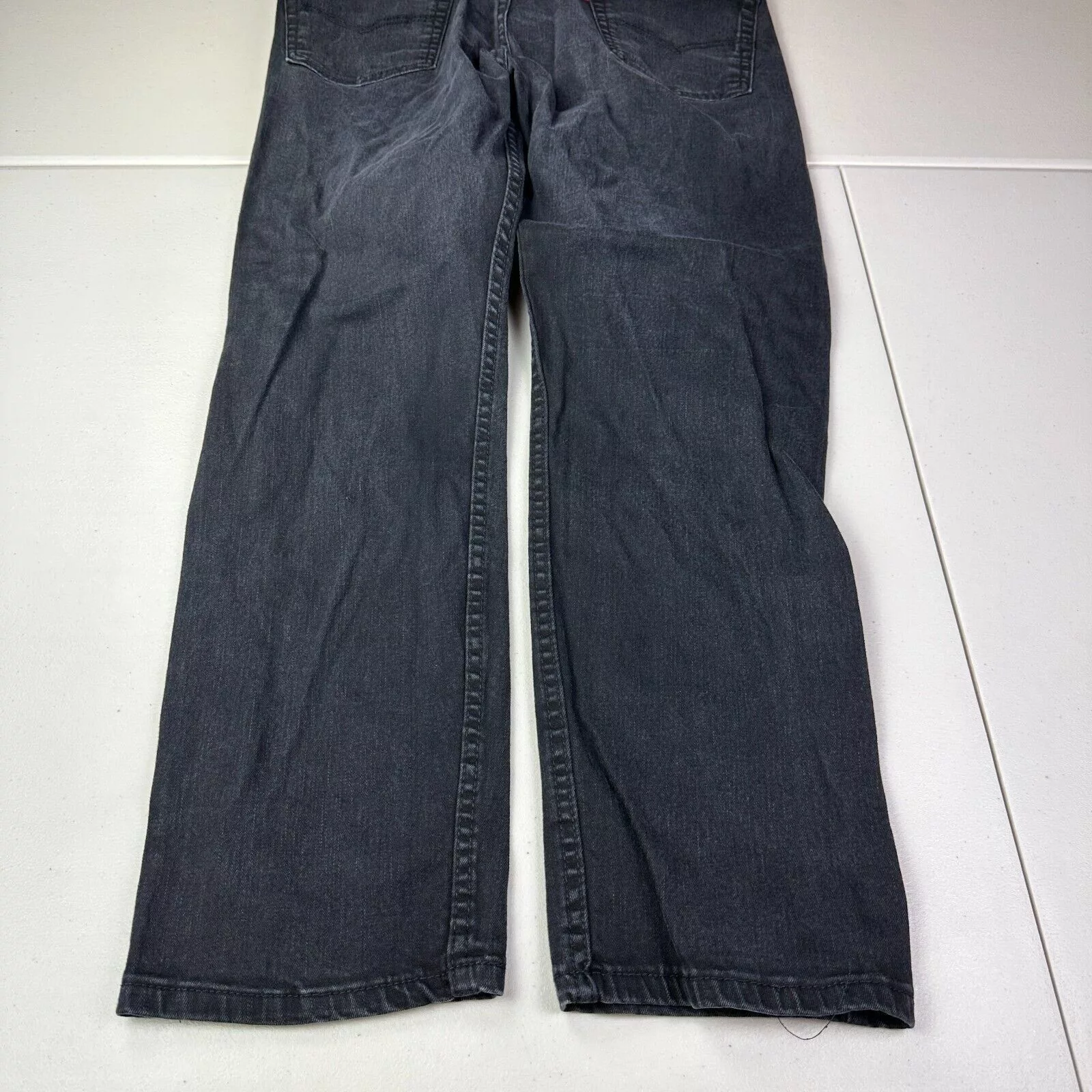 Levi's Denim Levi's Levis 505 Regular Fit Straight Leg Jeans *Missing Button* Black
