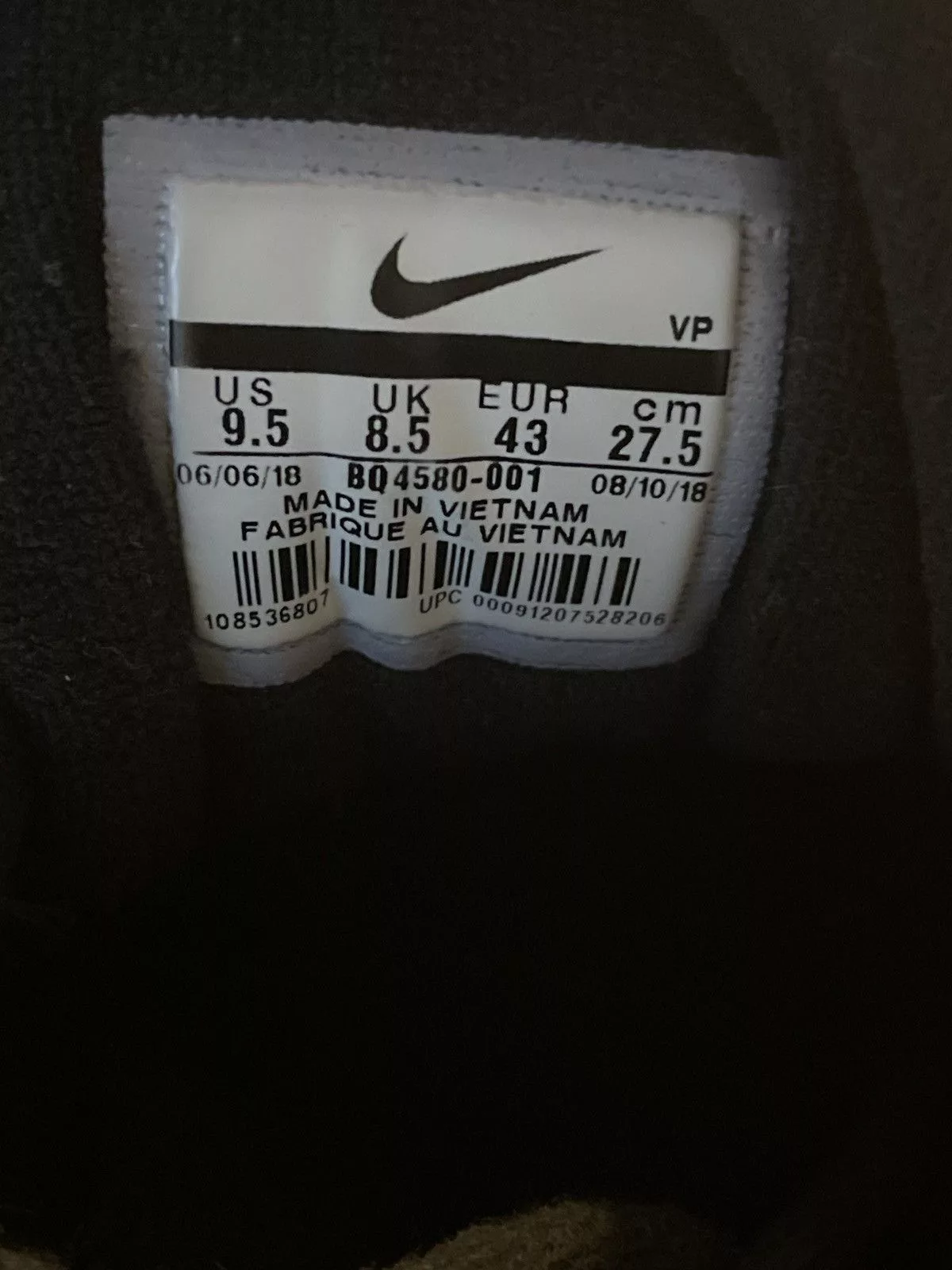 Nike Low Top Sneakers Nike Air Max Black