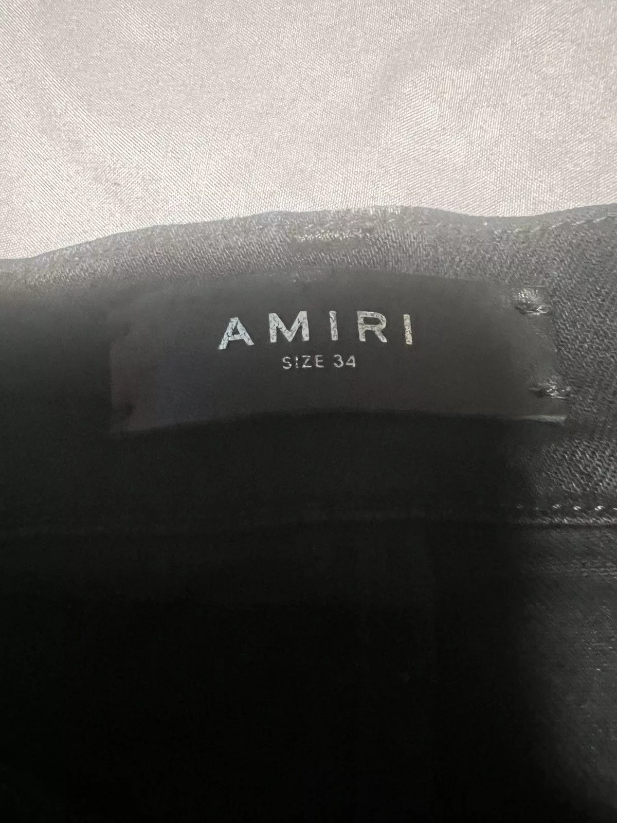 Amiri Denim Amiri Camo Jeans Black