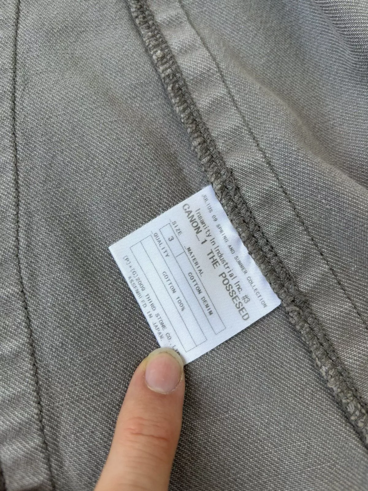 Julius Denim Jackets Julius Juluis 7 Denim Jacket Beige