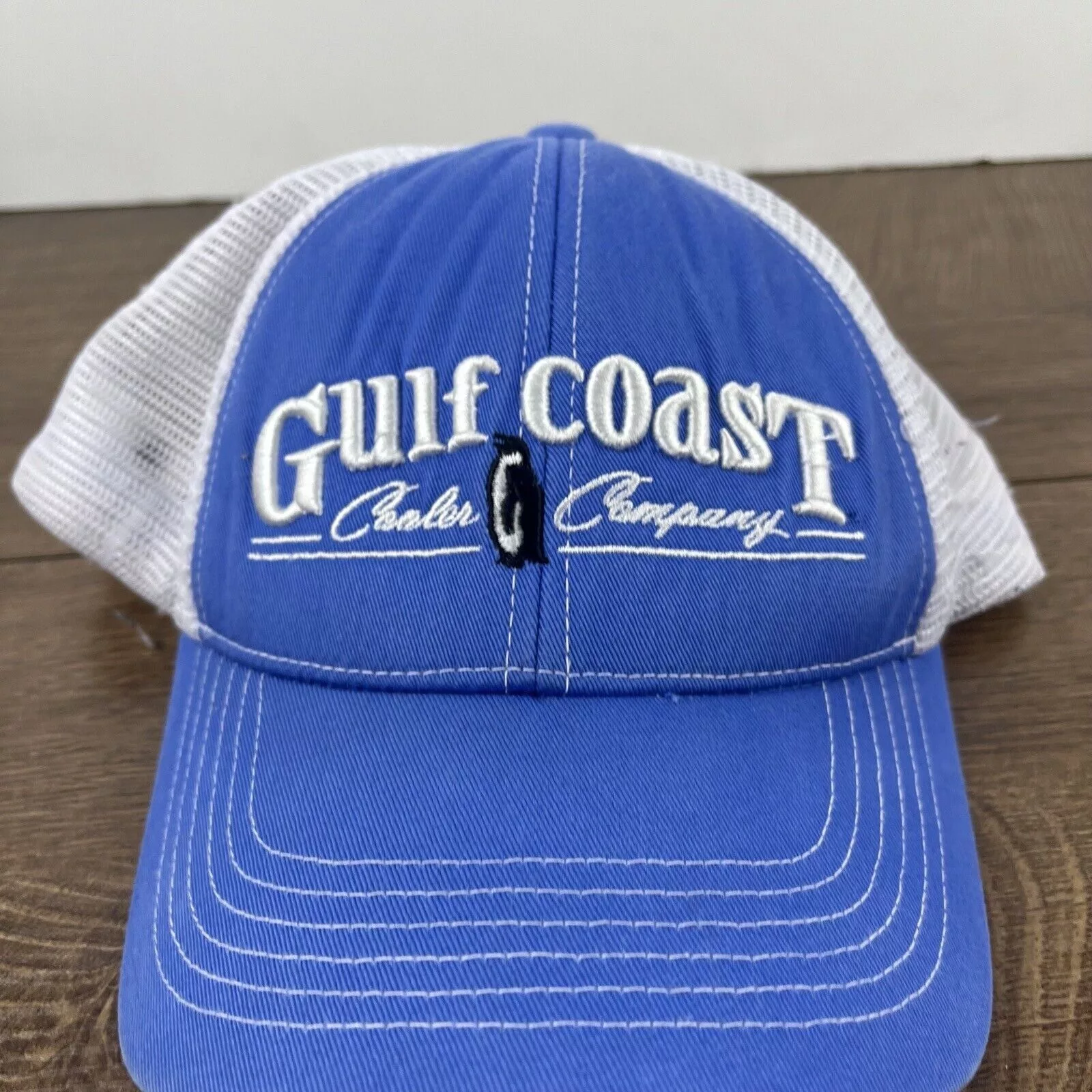 Other Hats Other Gulf Coast Cooler Company Hat Snapback Hat Blue Adjustable H