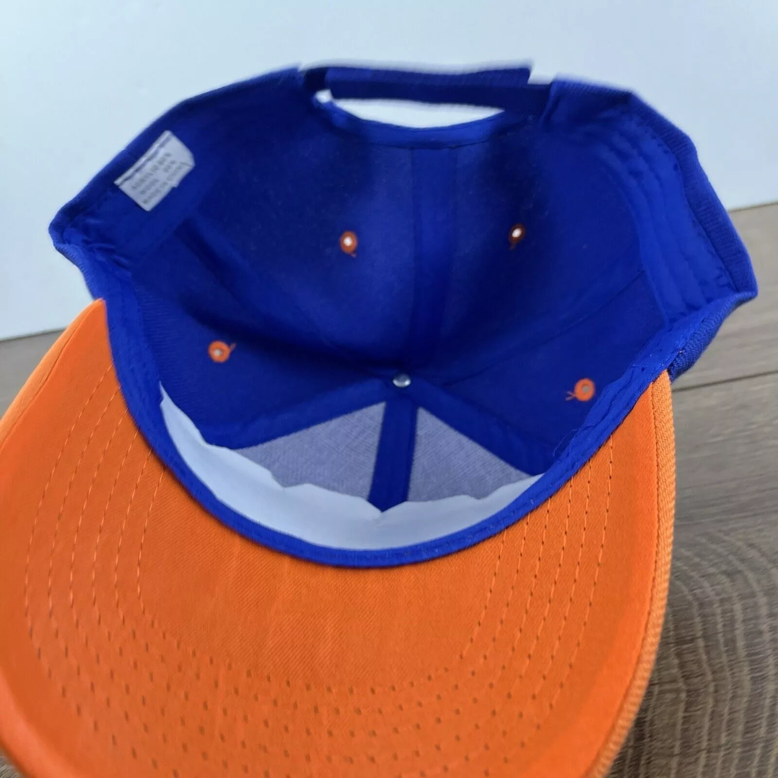 Other Hats Other Blue Orange Baseball Hat Blue Adjustable Hat Blue Adult Size