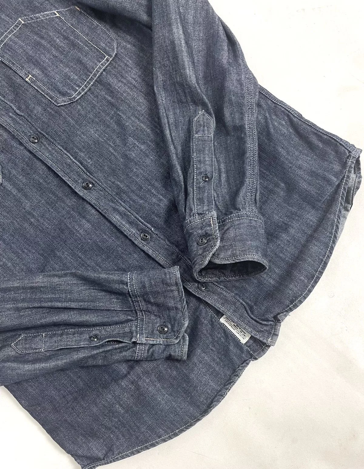 Allsaints Shirts Button Ups Allsaints Spitalfields Denim Shirt Blue