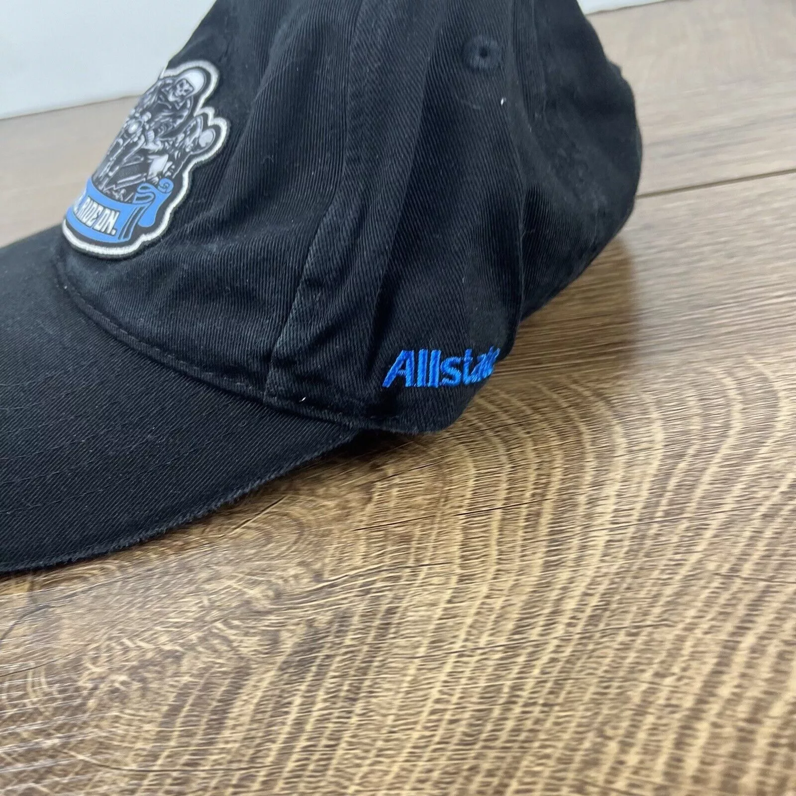 Other Hats Other Motorcycle Hat Ride On Ride Local Hat Adjustable Hat Black H