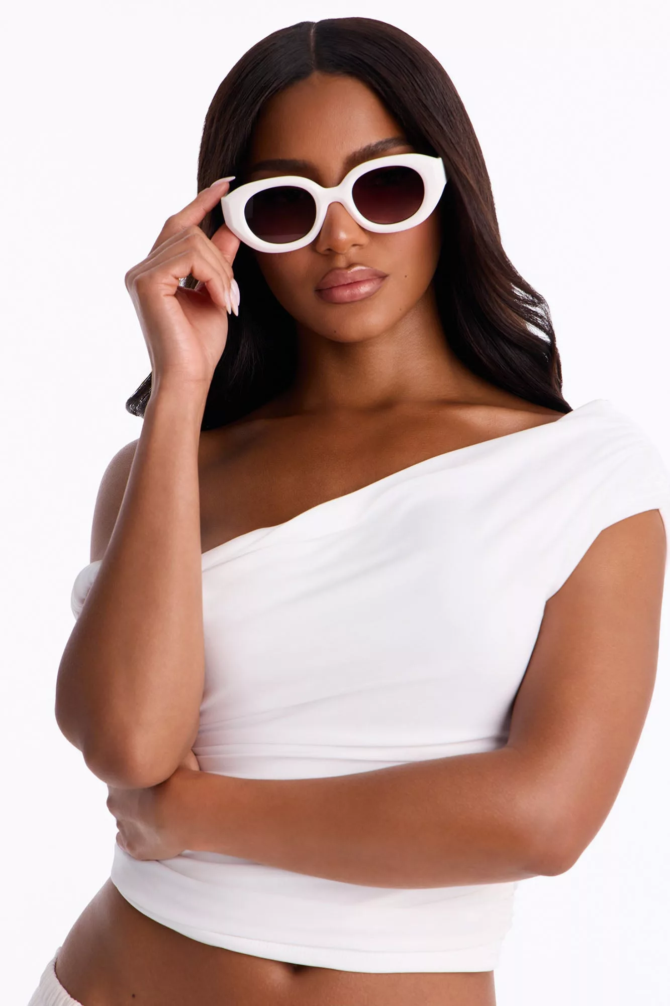Change Your Mind Sunglasses - White