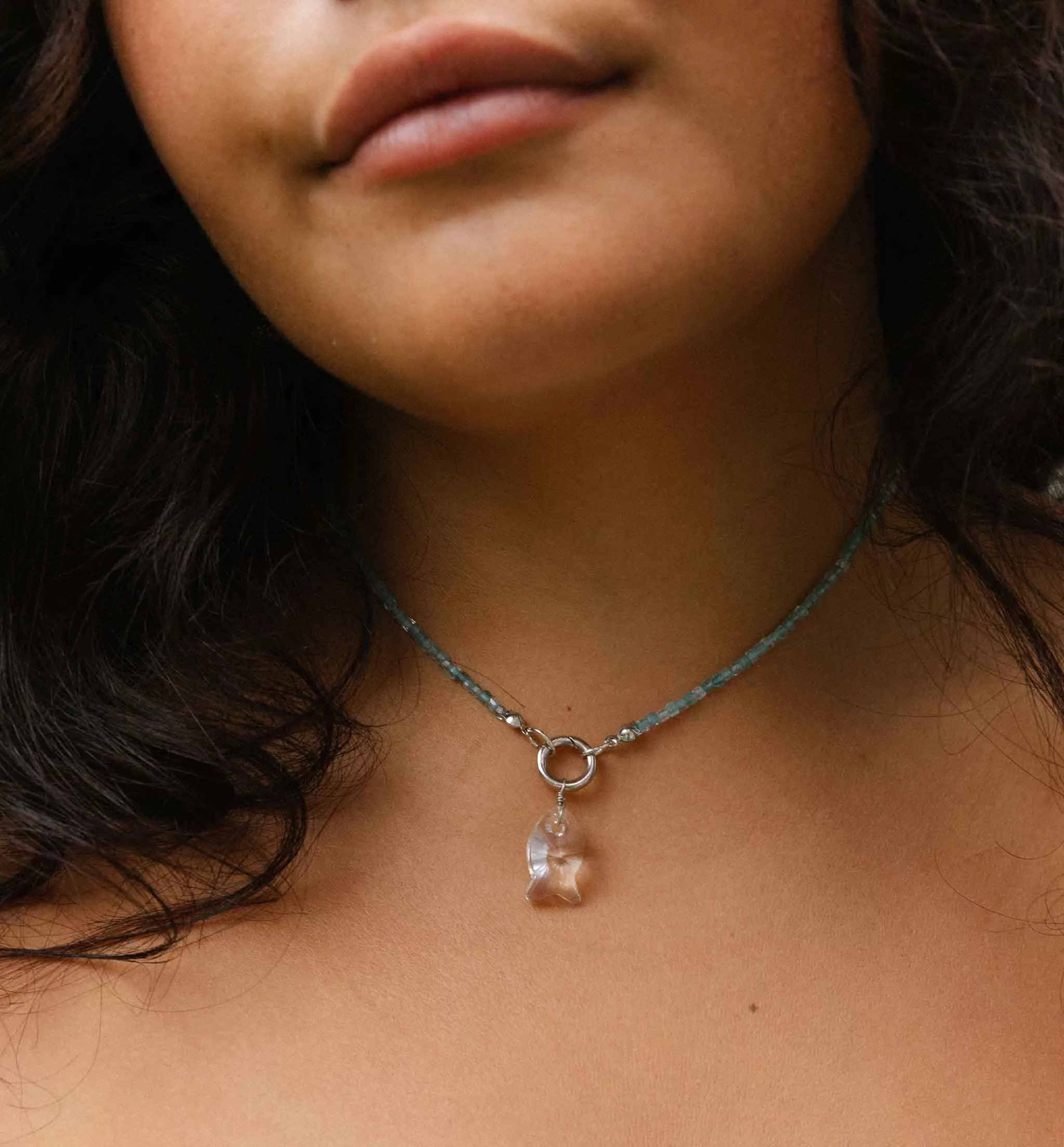 The Crystal Fish Charm