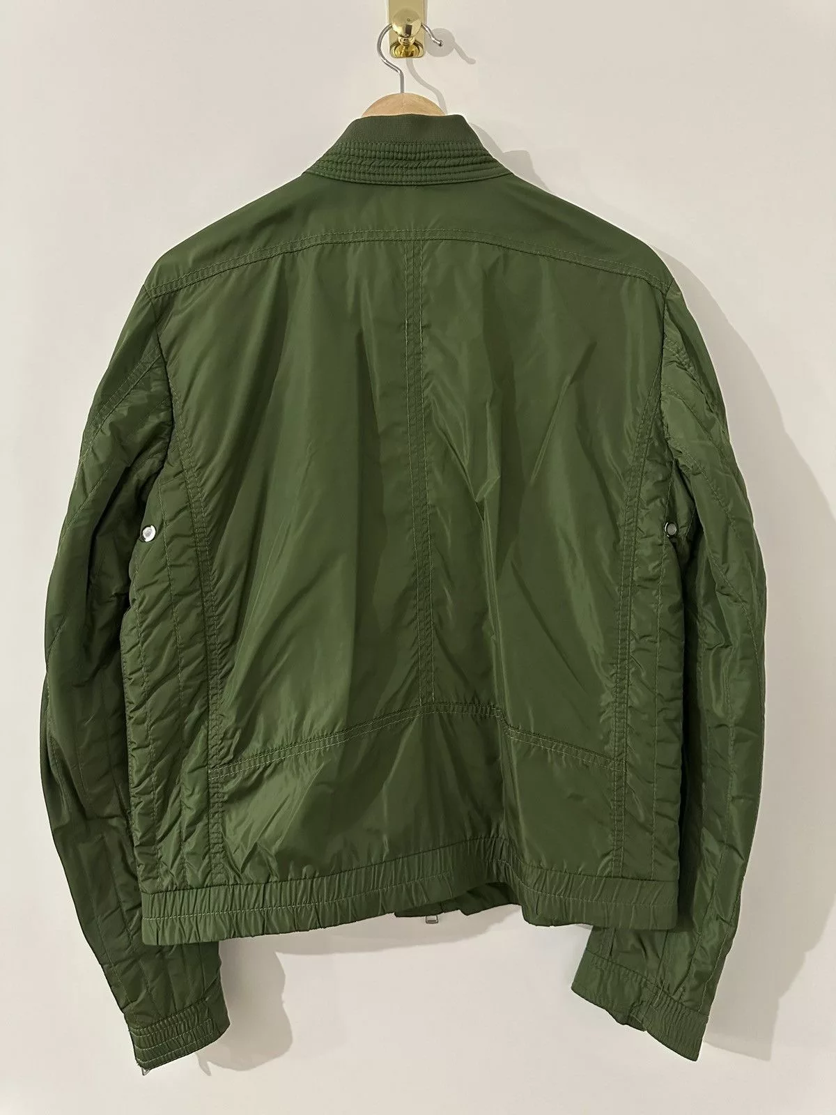 Moncler Light Jackets Moncler Thym Light Nylon Bomber Jacket Size 3 Green