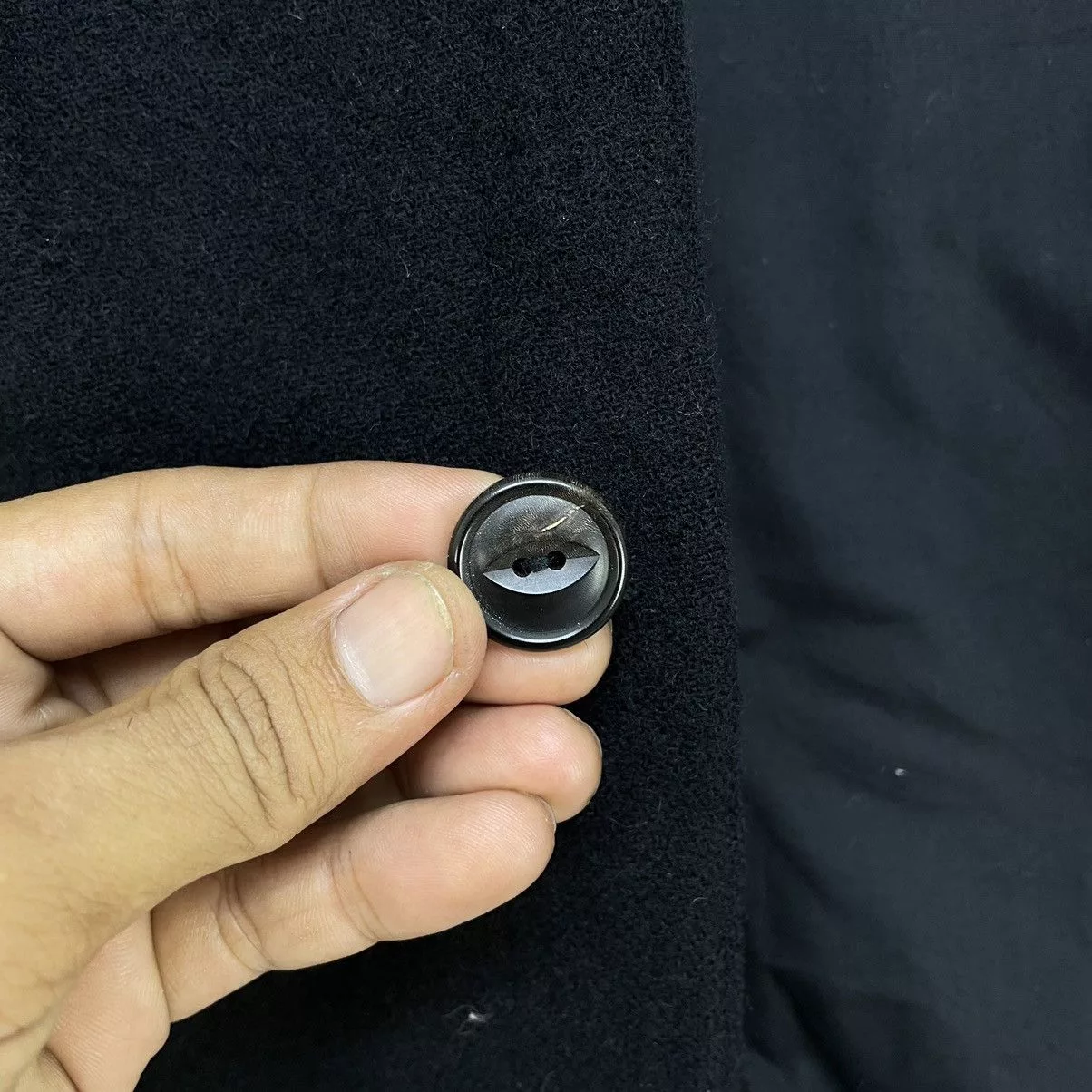 Attachment Light Jackets 🔥Kazuyuki Kumagai Attachment Eye Button Black Jacket